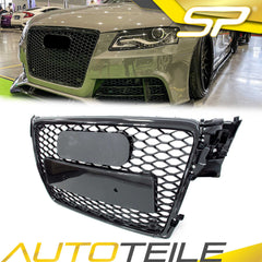 Kühlergrill Wabengrill Frontgrill Schwarz für AUDI A4 B8 8K S-Line S4 2007-2011 fg88