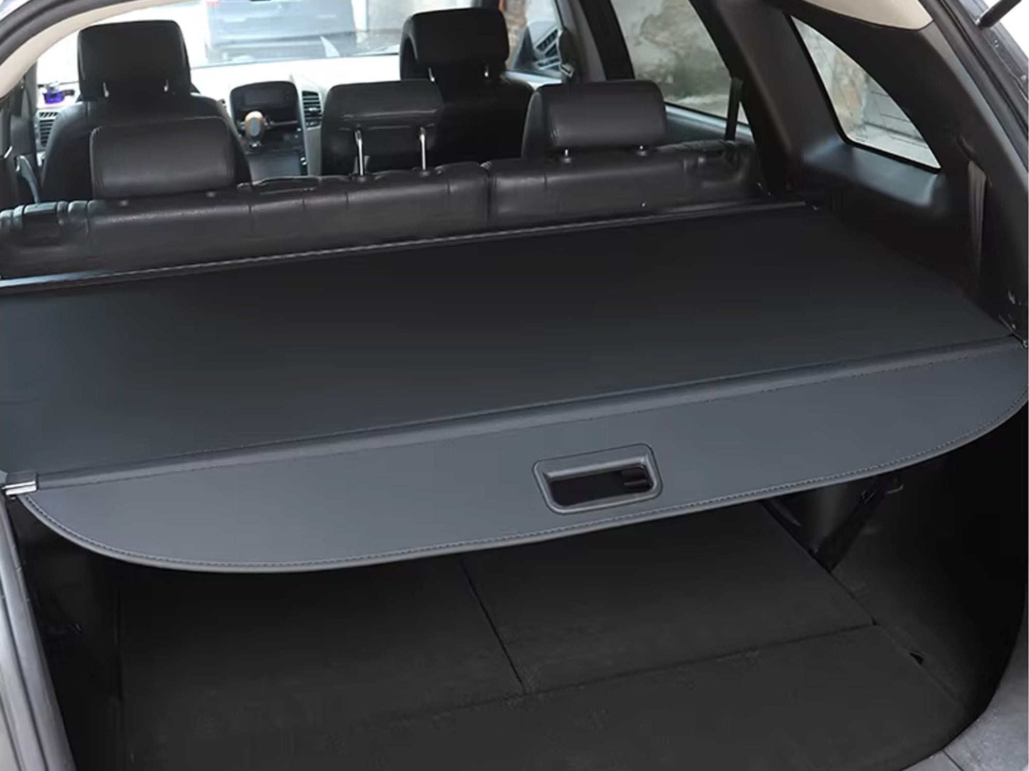 Für VW Touran 03-15 Schwarz Laderaumabdeckung Abdeckrollo Kofferraum Rollo