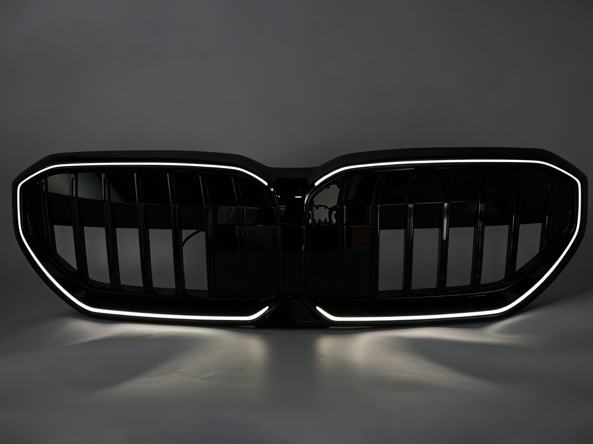 LED Kühlergrill Niere Frontgrill Grill Schwarz für BMW 5er G60 G61 i5 2023-2026
