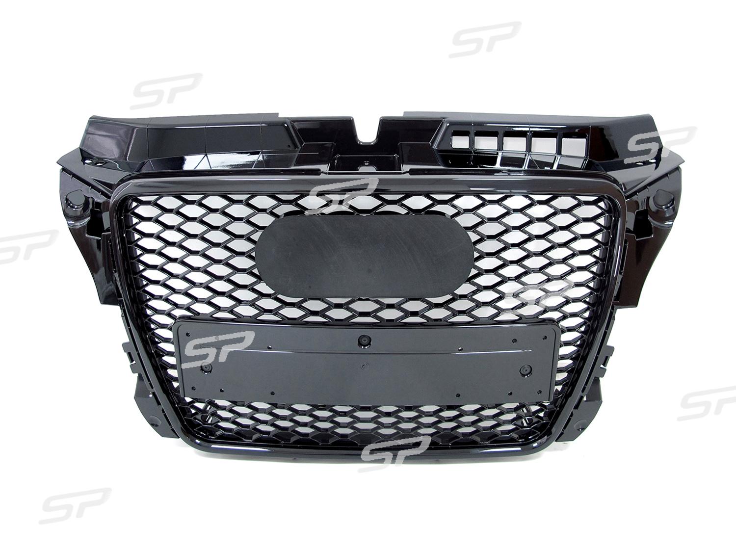 Wabengrill Kühlergrill Front Grill Schwarz für AUDI A3 8P S3 2008-2013 fg86