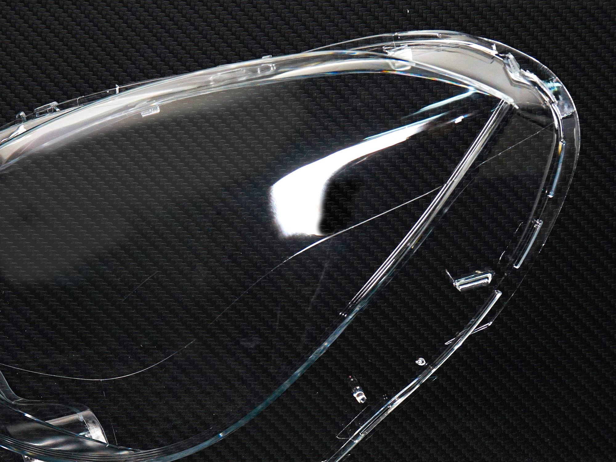 Klare Scheinwerfer-Abdeckungen Glas Paar für Mercede Benz C-Klasse W204 2011-2014