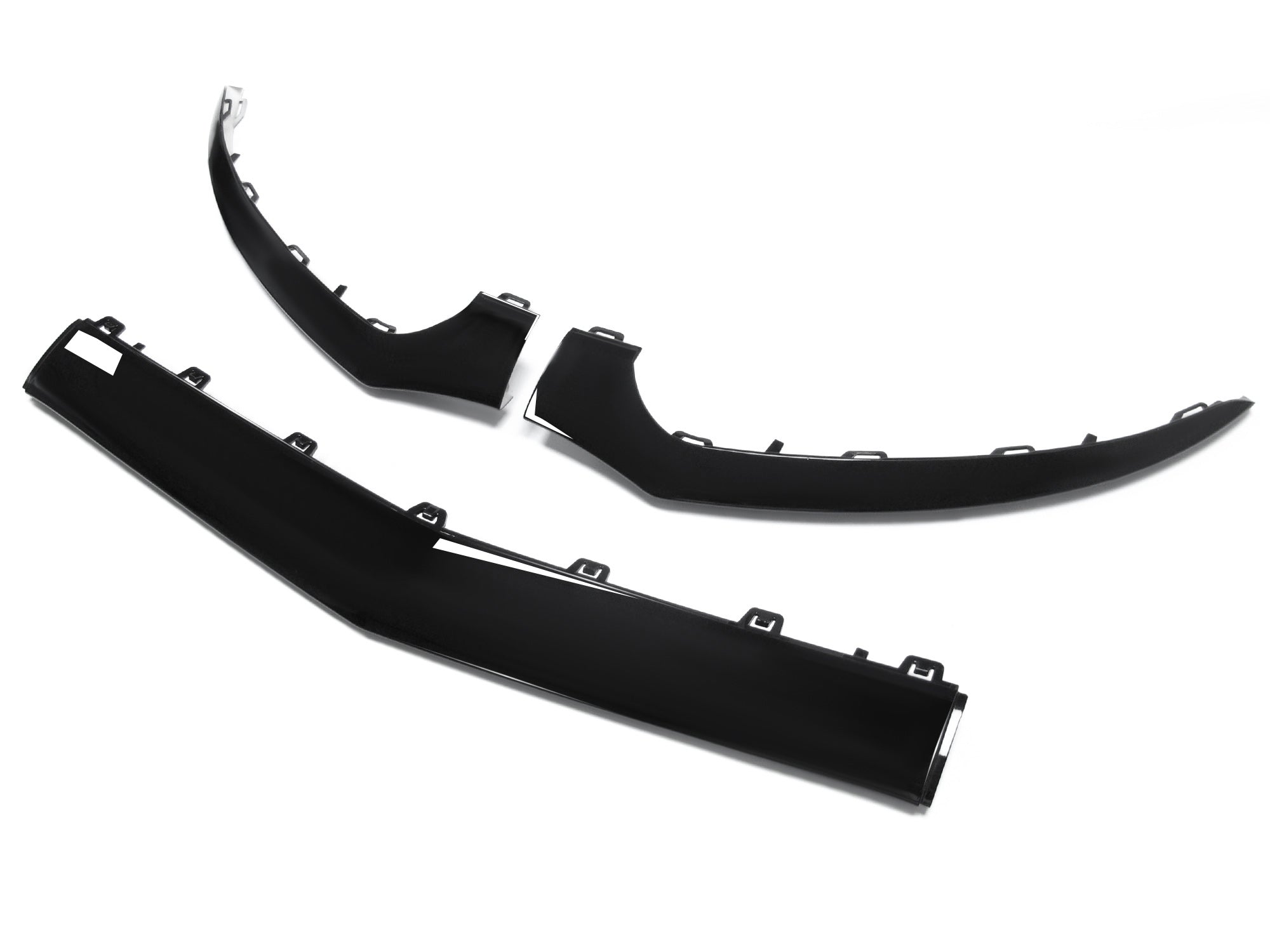 Schwarz Front Stoßstange Frontspoiler Frontlippe für Mercedes Benz CLS W218 2014-2018 di109