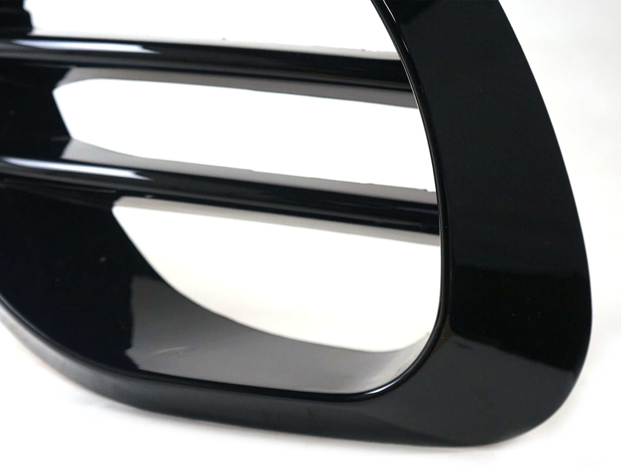 Schwarz Lüftungsgitter Flossen Canards Gitter für Mercedes E Klasse W213 S213 C238 A238 AMG-Line 2020+