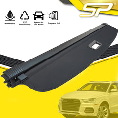 Für Audi Q3 8U 2011-2014 Schwarz Laderaumabdeckung Abdeckrollo Kofferraum Rollo