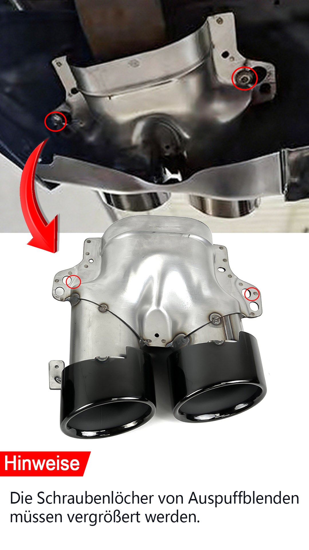 Diffusor Heckdiffusor Auspuff Schwarz für Mercedes E-Klasse Coupe C238 A238 AMG Line 16-21