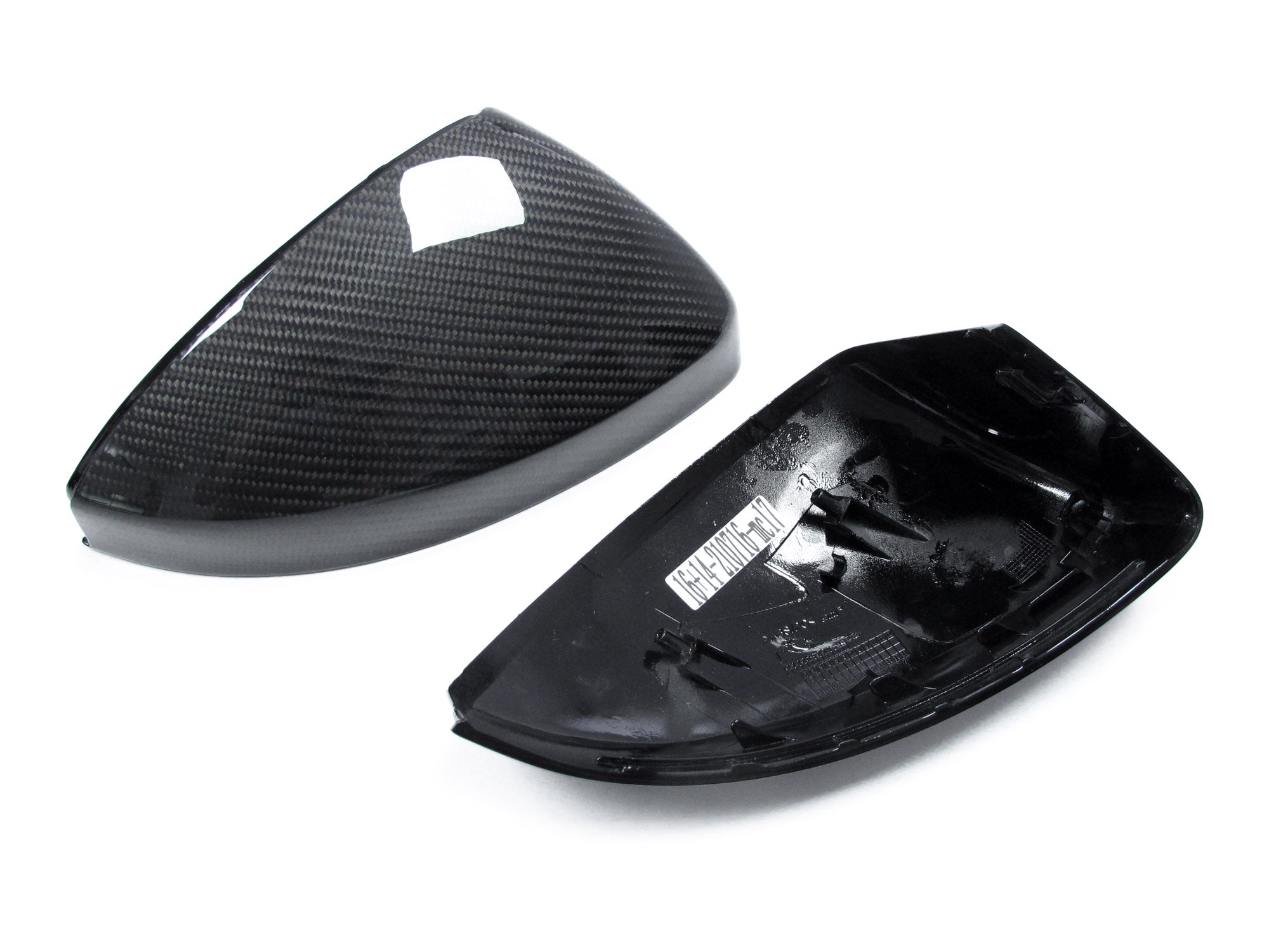 Carbon Fiber Spiegelkappen Außenspiegel Gehäuse für Audi TT FV R8 4S ohne Side Assist ab 2014 mc17