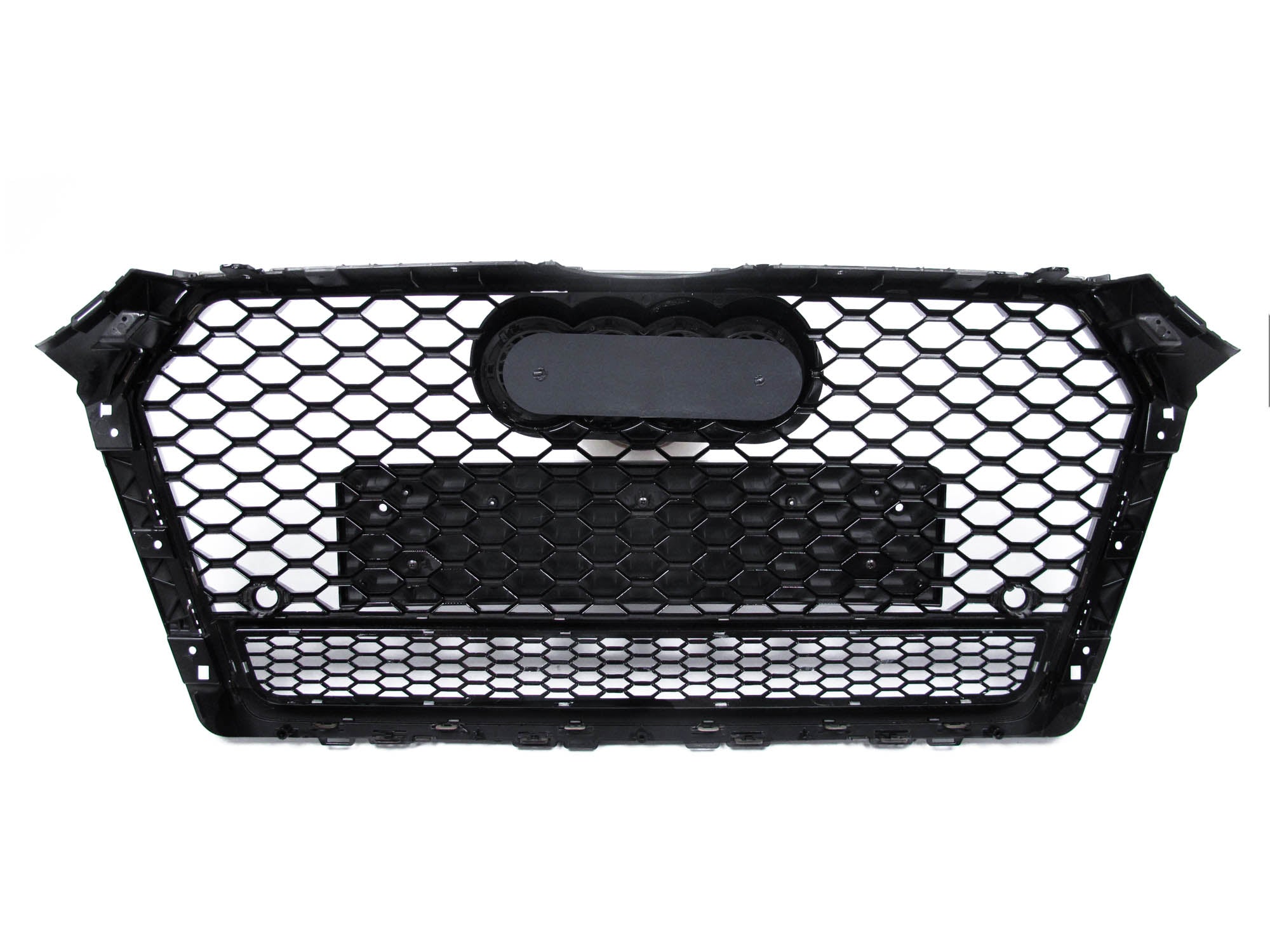 Wabengrill Grill Kühlergrill Schwarz für AUDI A4 S4 B9 Limo Avant S-Line 15-19