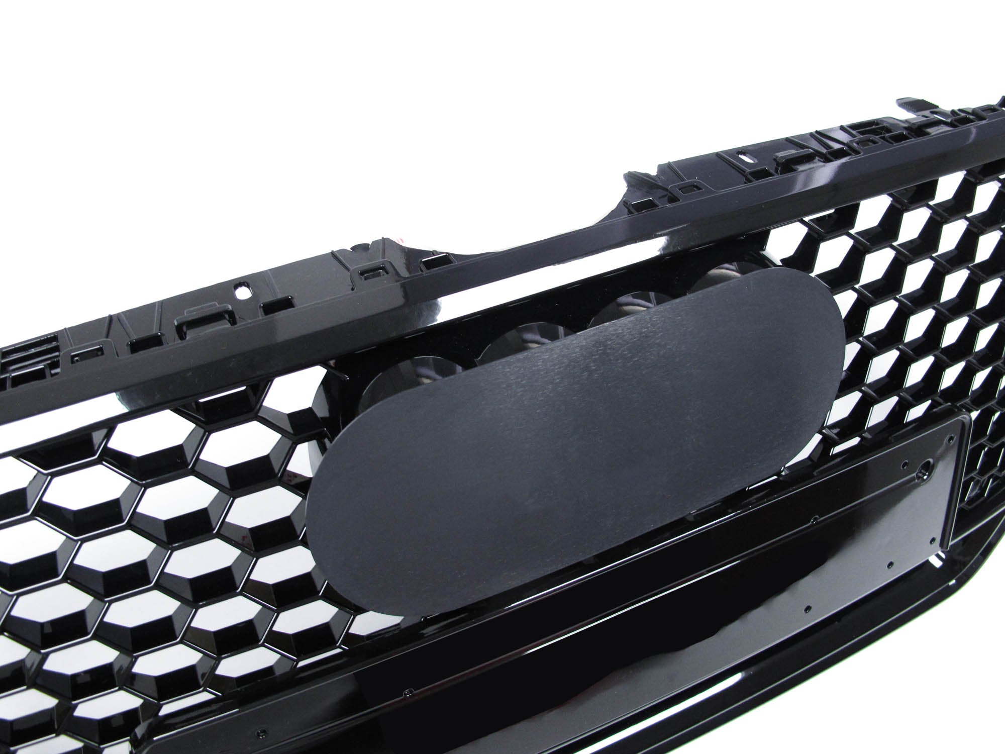Wabengrill Grill Kühlergrill Schwarz für AUDI A4 S4 B9 Limo Avant S-Line 15-19