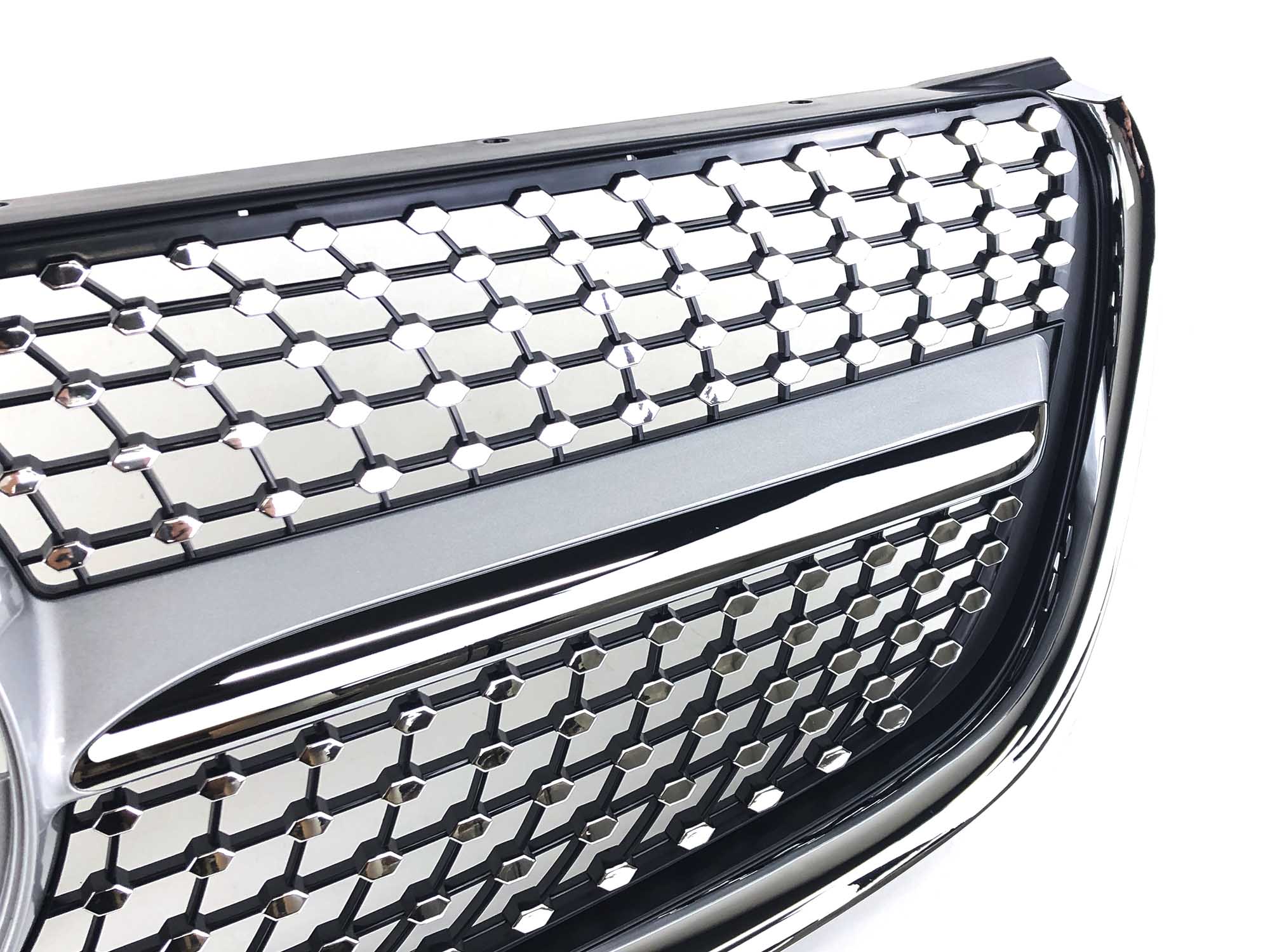Silber Diamant Front Grill Kühlergrill für Mercedes Benz V Klasse W447 2014 2015 2016 2017 2018 2019