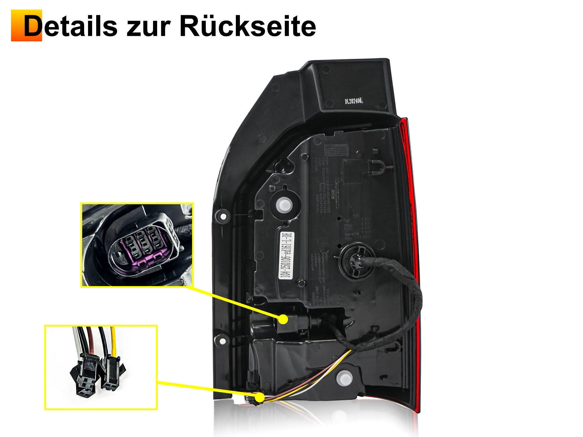 LED Hecklicht Rückleuchte für VW T6 T6.1 19-21 Rücklicht Links 7LA945207A