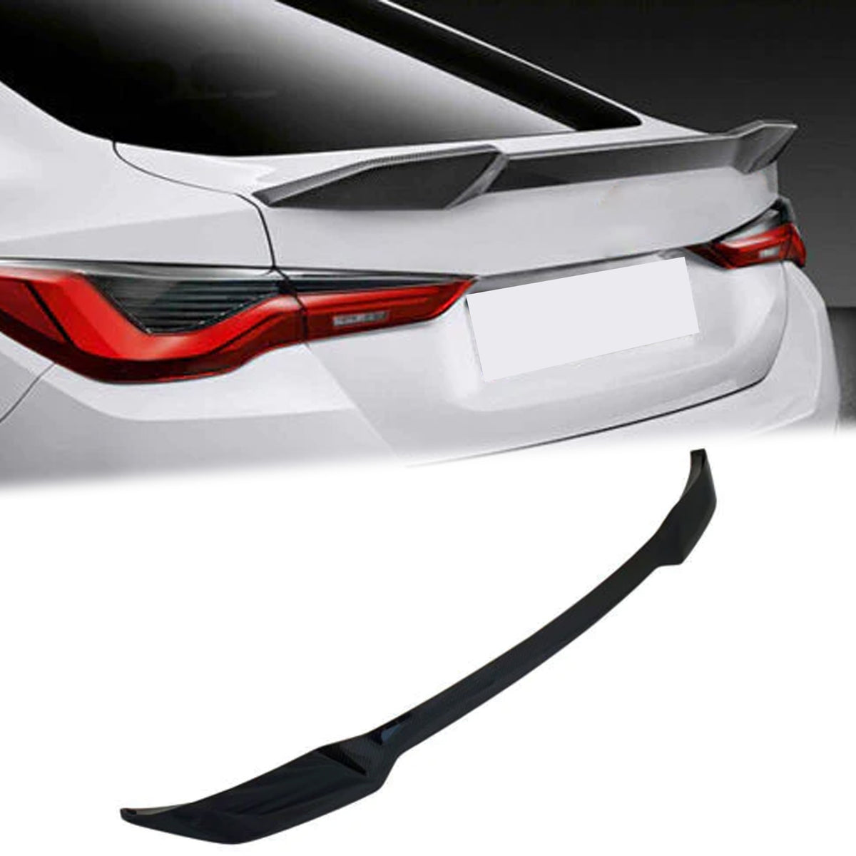 100% Carbon Heckspoiler Spoiler Spoilerlippe für BMW 4er G26 i4 Gran Coupé 2021+