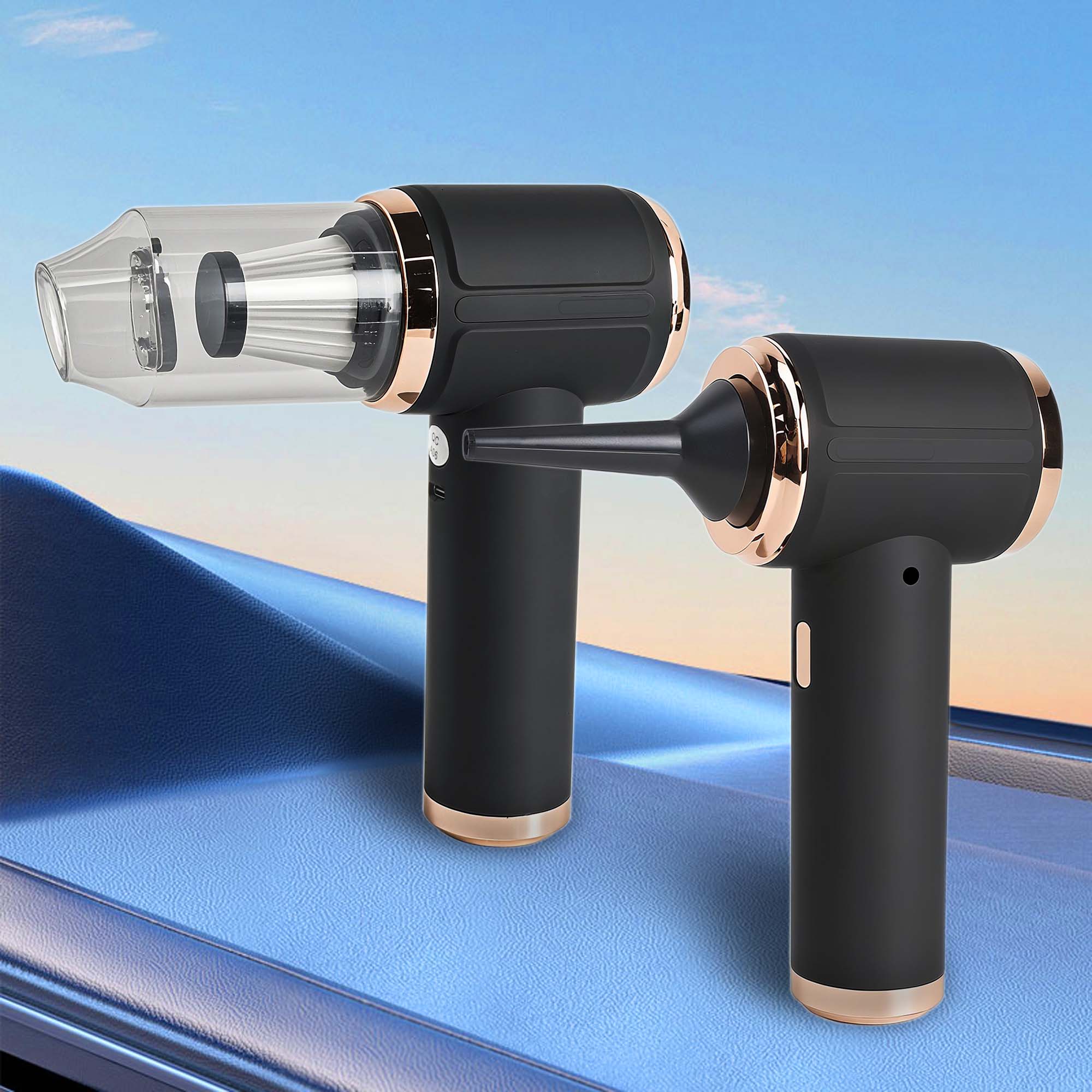 NEU Elektrisch Stabstaubsauger Flexibel Staubbläser für Auto Tastatursauger Hand Staubgebläse