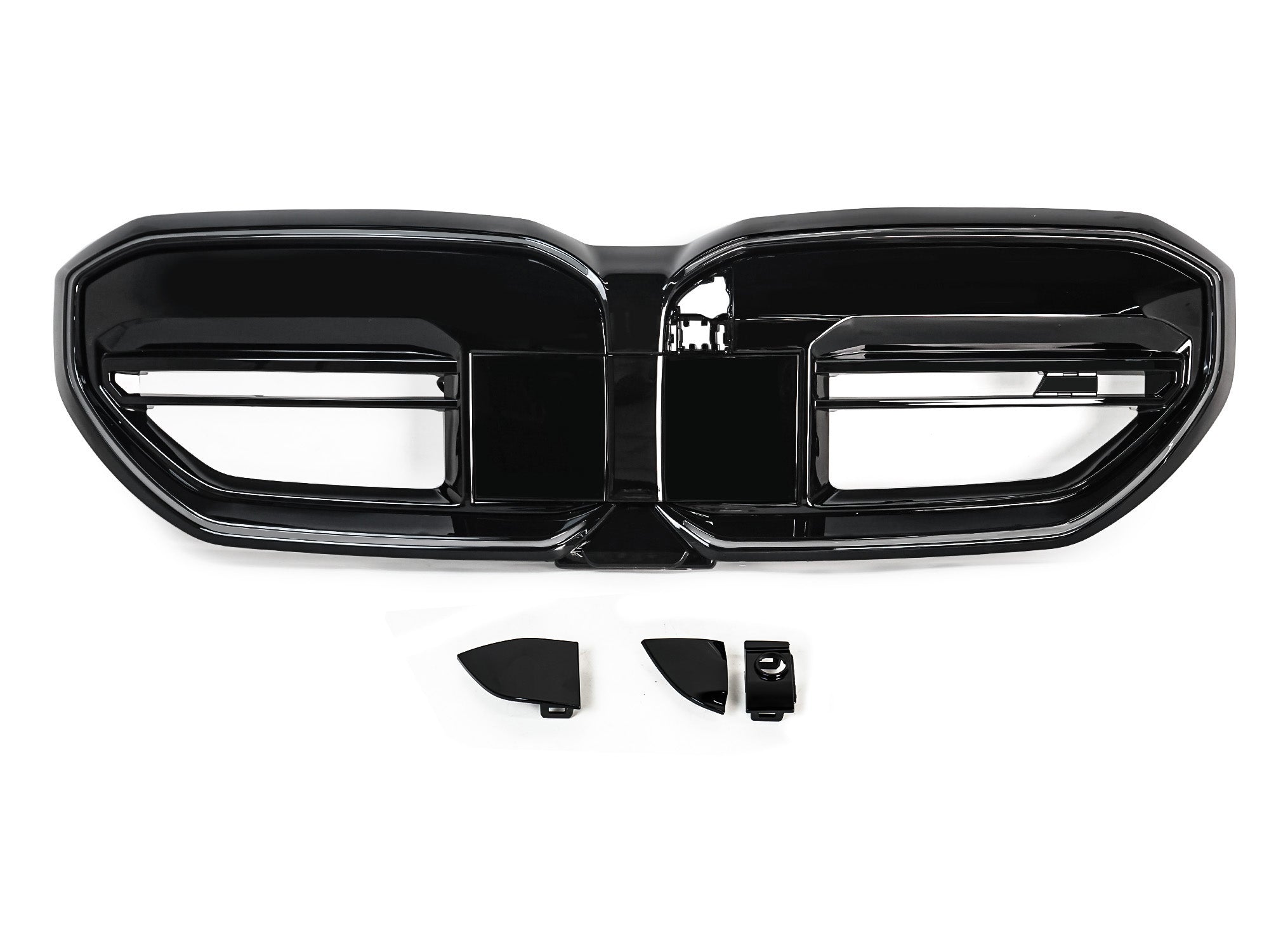 LED Kühlergrill Niere Grill Schwarz Glanz für BMW 5er G60 G61 i5 ab 2023+
