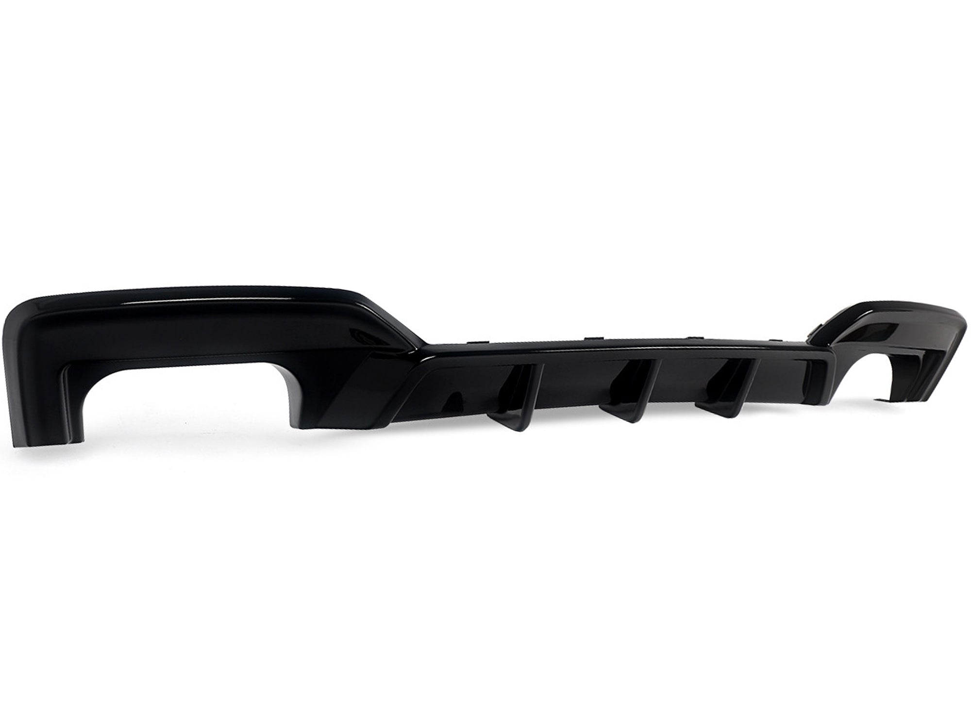 Schwarz Glanz Diffusor Heckdiffusor für BMW 6er F06 F12 F13 M Paket 2011-2018 OHNE ABE