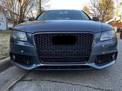 Grill Wabengrill Kühlergrill Schwarz für AUDI A4 B8 Limo Avant 2007-2011 fg197