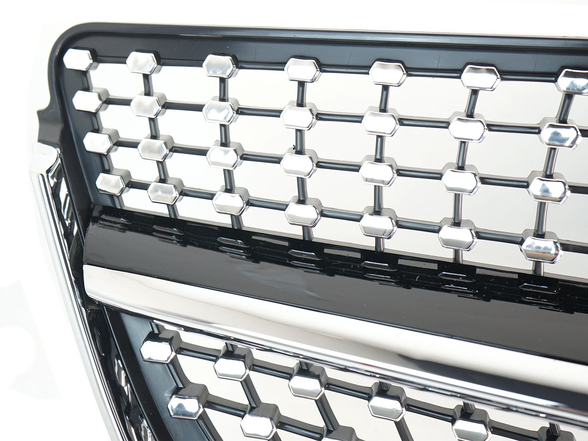 Diamant Frontgrill Kühlergrill Schwarz für Mercedes E Klasse C207 Coupe A207 Cabrio 2013-2017 fg187
