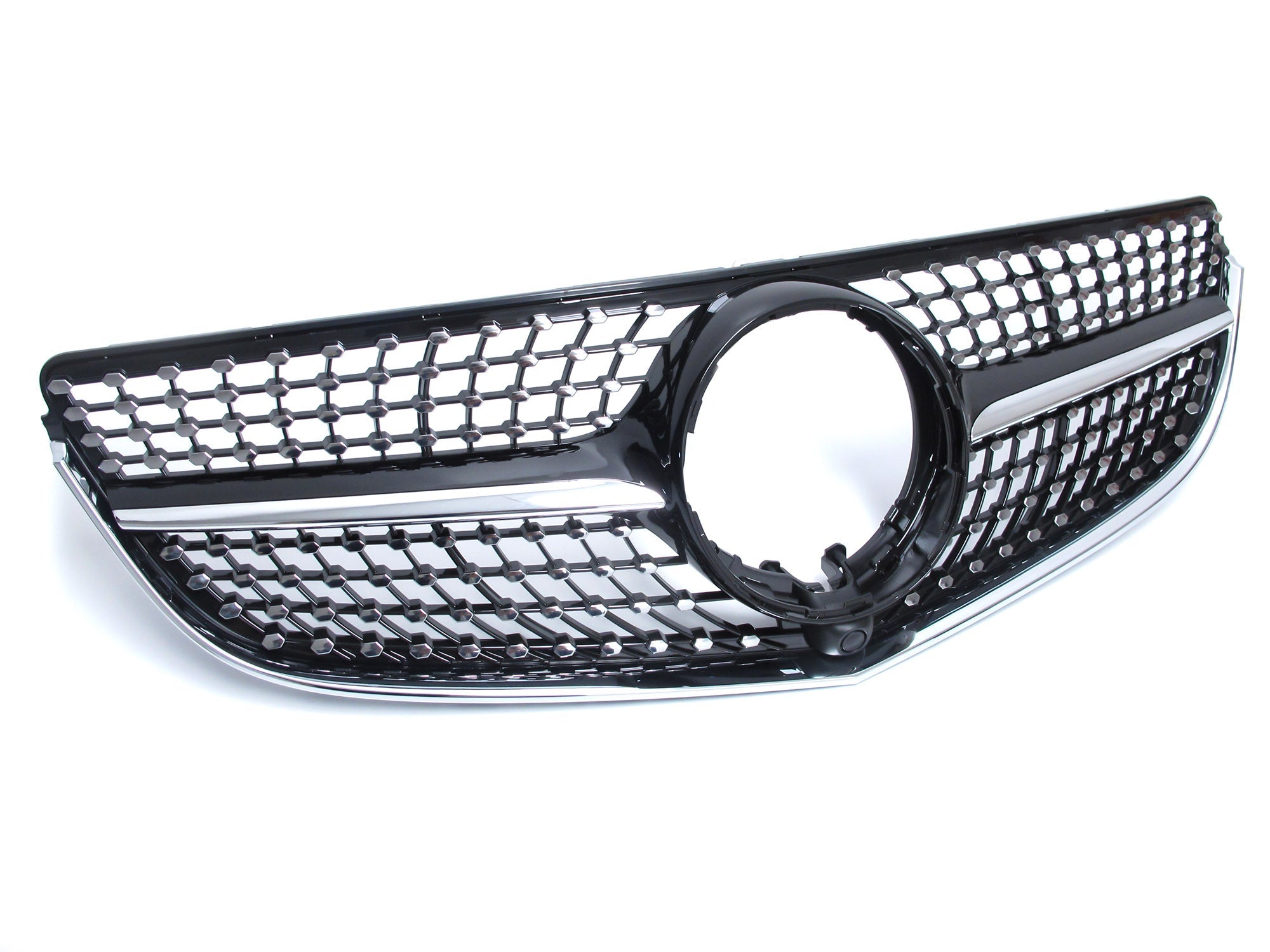 Diamant Frontgrill Kühlergrill Schwarz für Mercedes E Klasse C207 Coupe A207 Cabrio 2013-2017 fg187