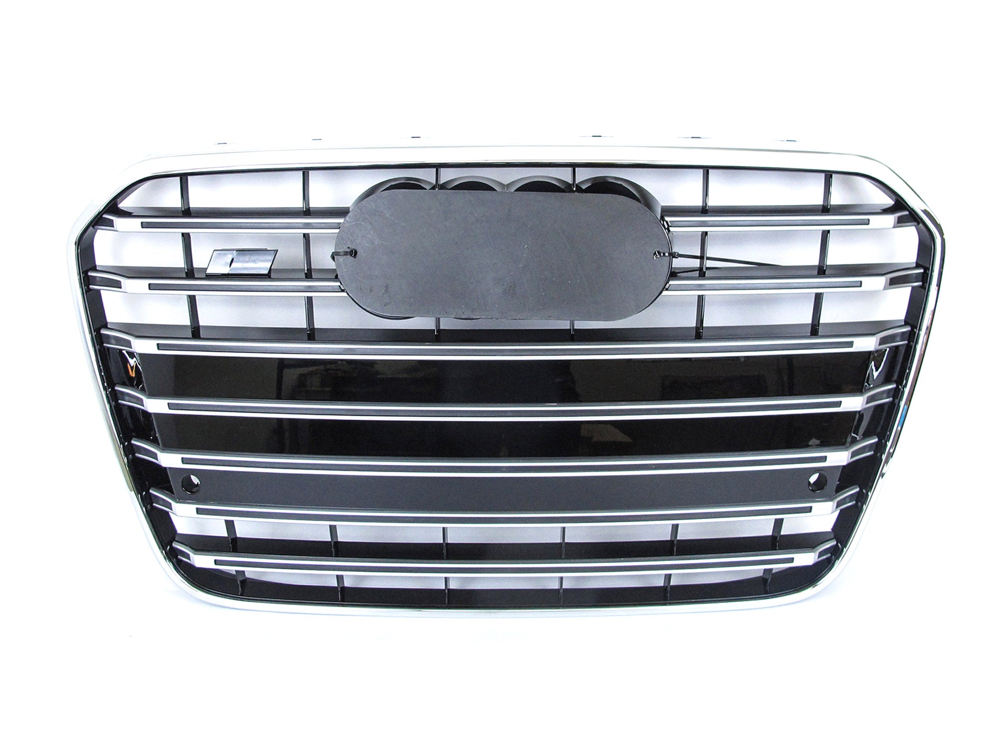 Frontgrill Kühlergrill Grill Schwarz Chrom für AUDI A6 C7 S6 4G 11-14 vor MOPF