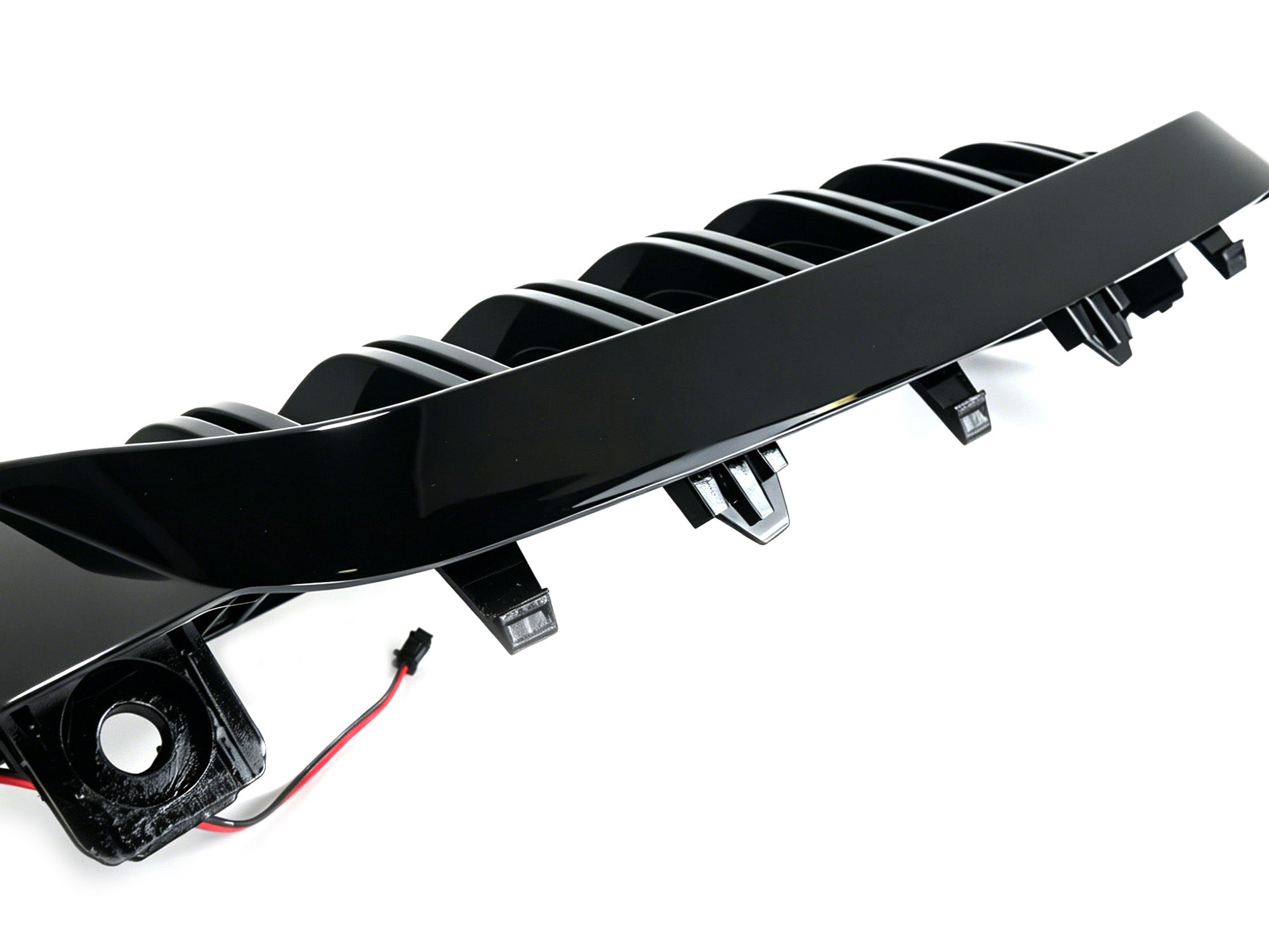 Schwarz LED Kühlergrill Nieren Grill Frontgrill für BMW 3er G20 G21 2023+