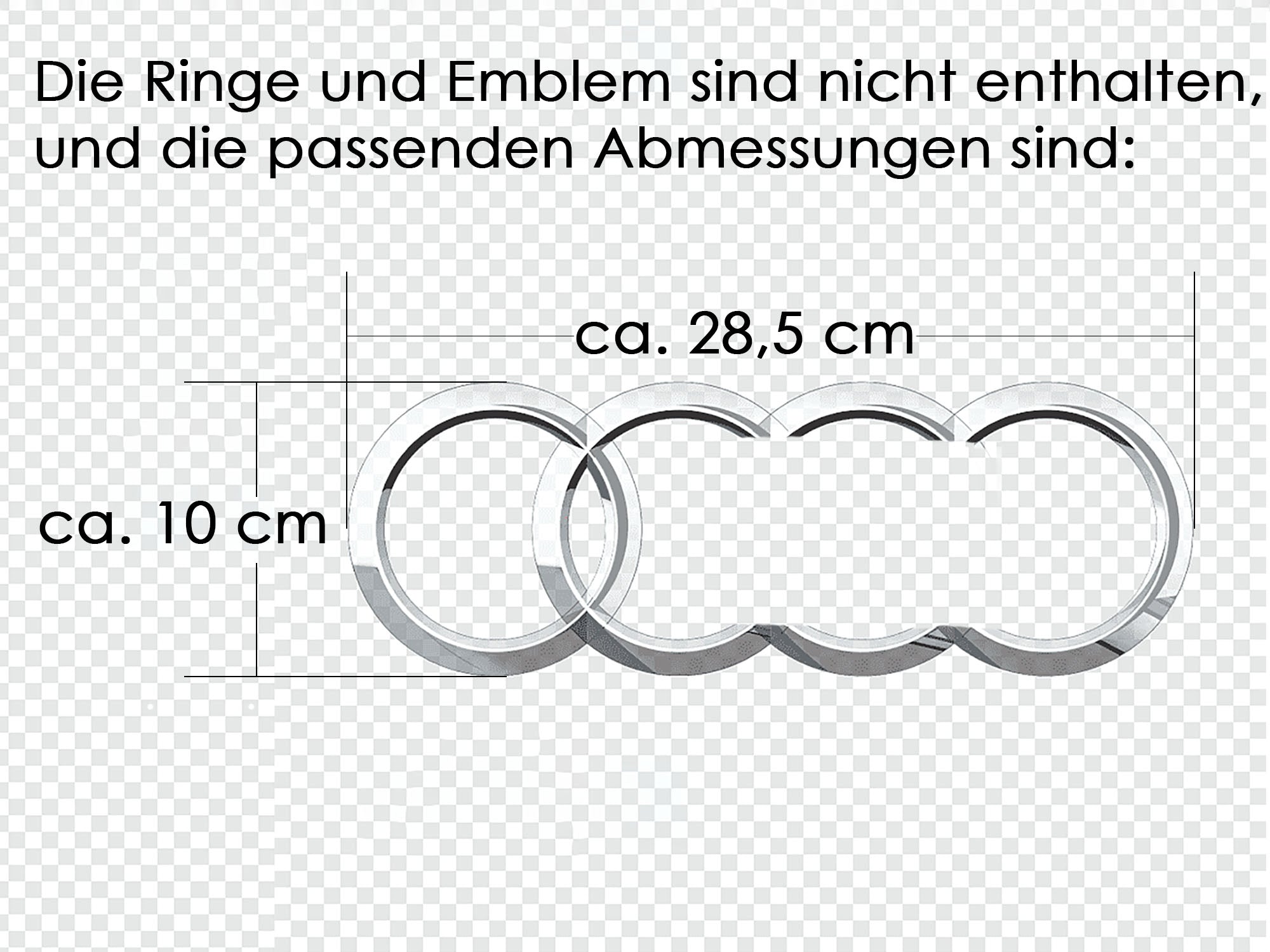 Wabengrill Kühlergrill Grill Schwarz für Audi A6 S6 C7 4G Limo Avant S Line 2011-2014