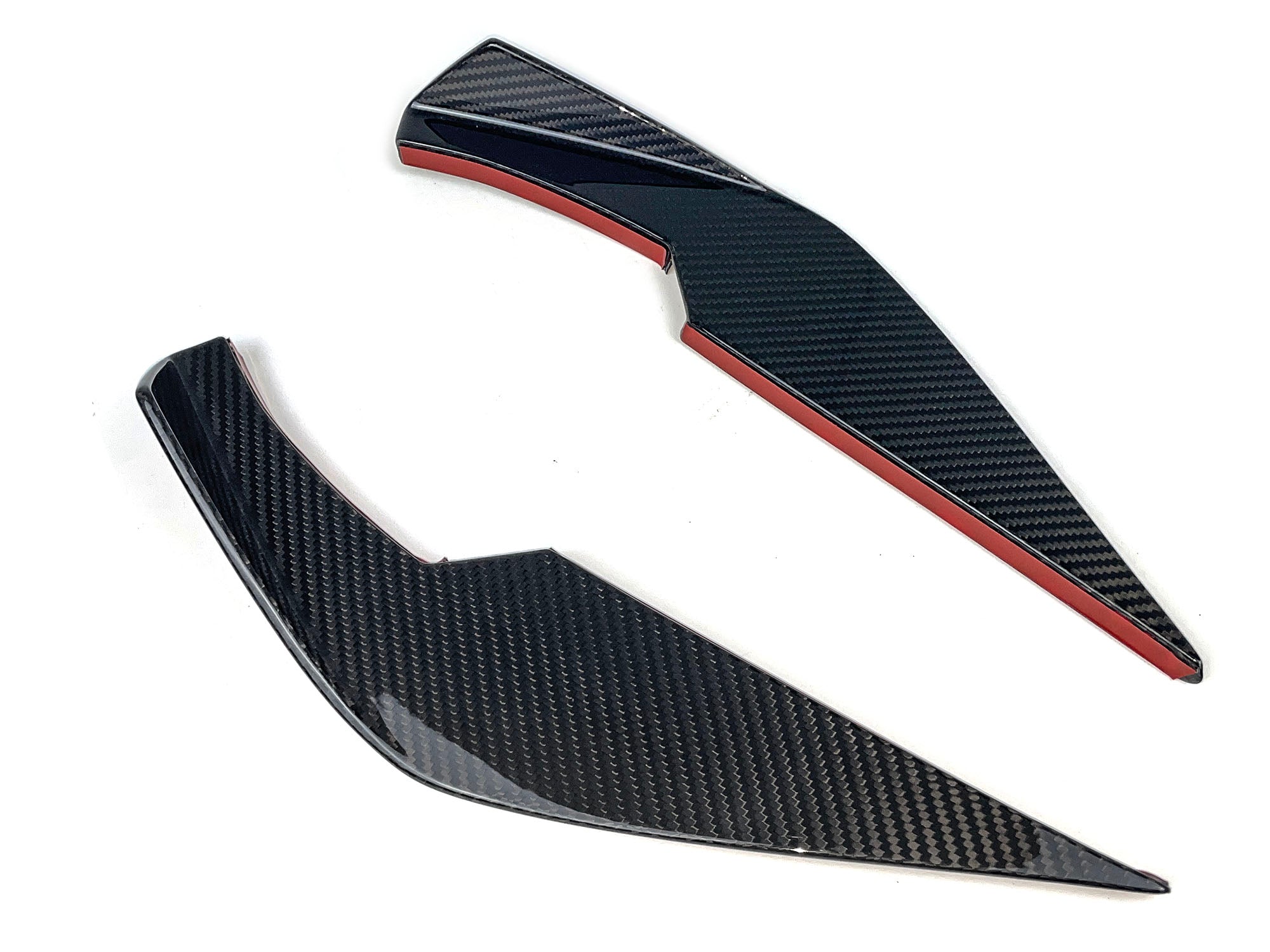 NEU 100% Carbon Fiber Front Stoßsstange Flaps Splitter Passend für G80 M3 G82 G83 M4 2021+