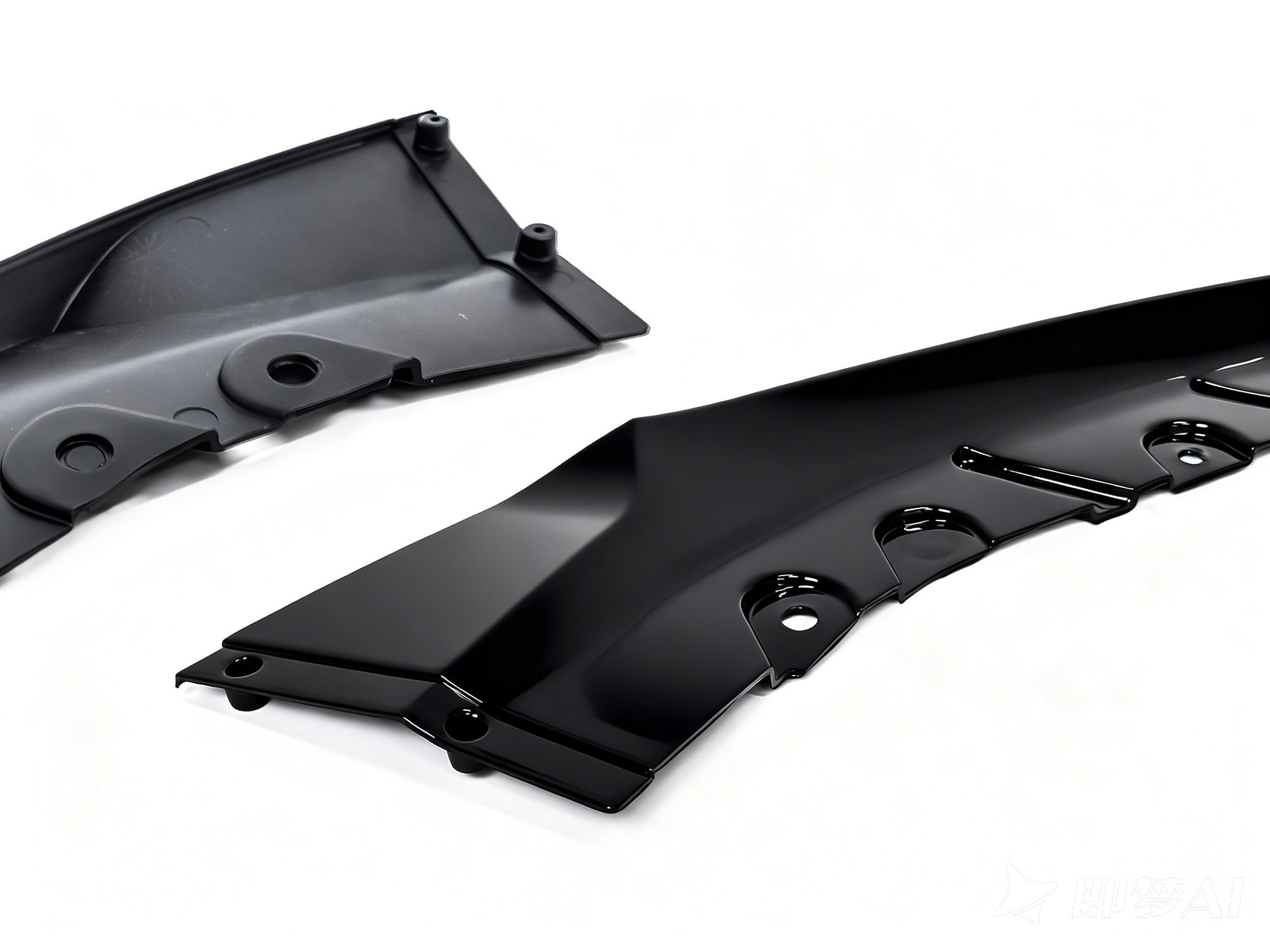 Schwarz Stoßstange Spoiler Lippe Frontspoiler für BMW 5er G30 G31 M Paket 17-20
