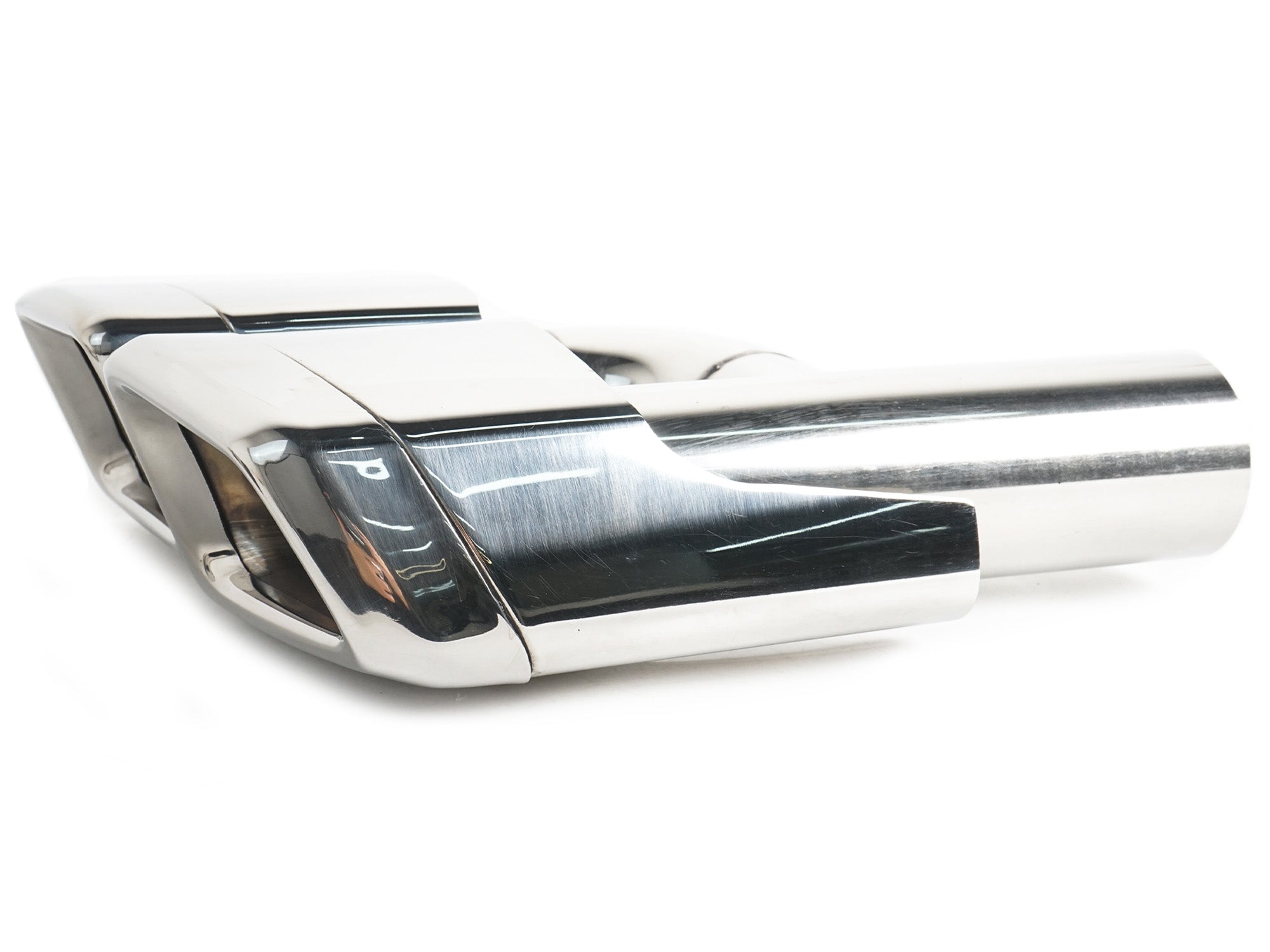 Auspuffblenden Doppelrohr Endrohre Chrom für Mercedes CLS W218 C218 C219 W221 S63 AMG W212 et91