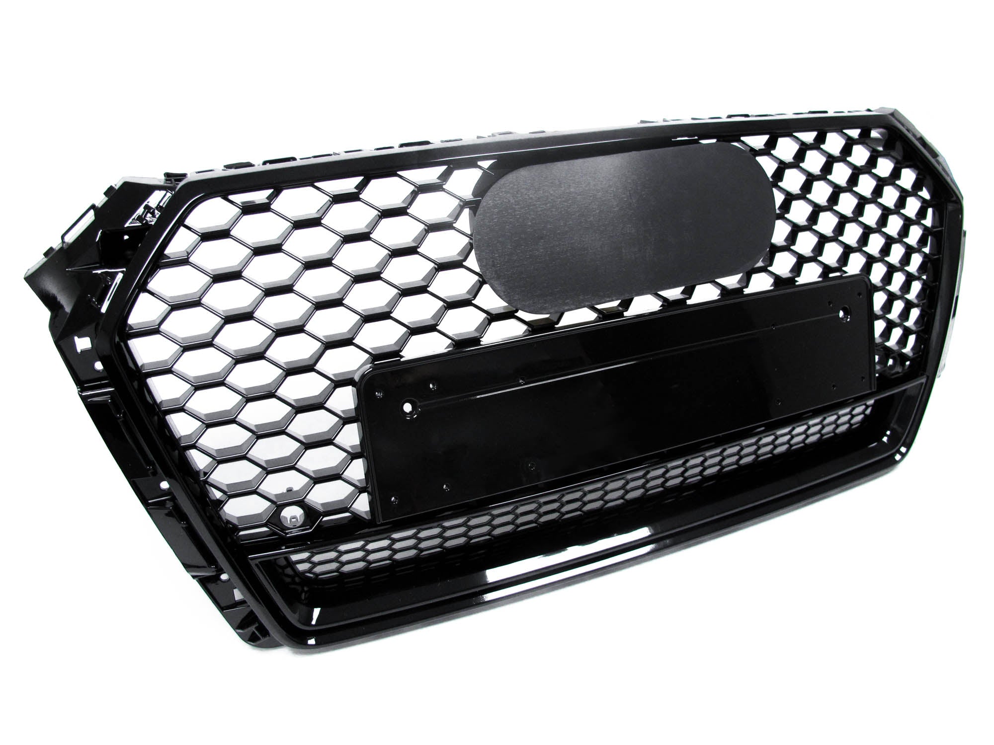 Wabengrill Grill Kühlergrill Schwarz für AUDI A4 S4 B9 Limo Avant S-Line 15-19