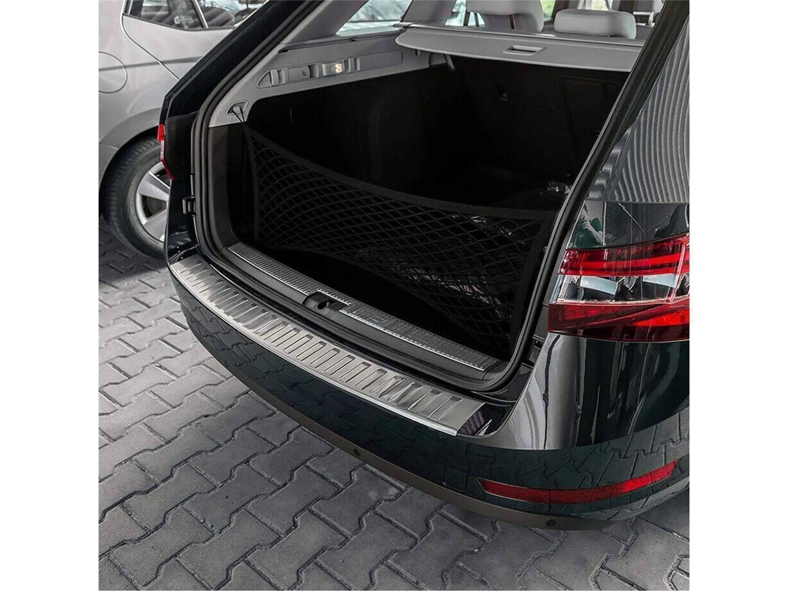 Ladekantenschutz für Skoda SUPERB 3 Kombi SW ab 2015 Stoßstangenschutz Edelstahl