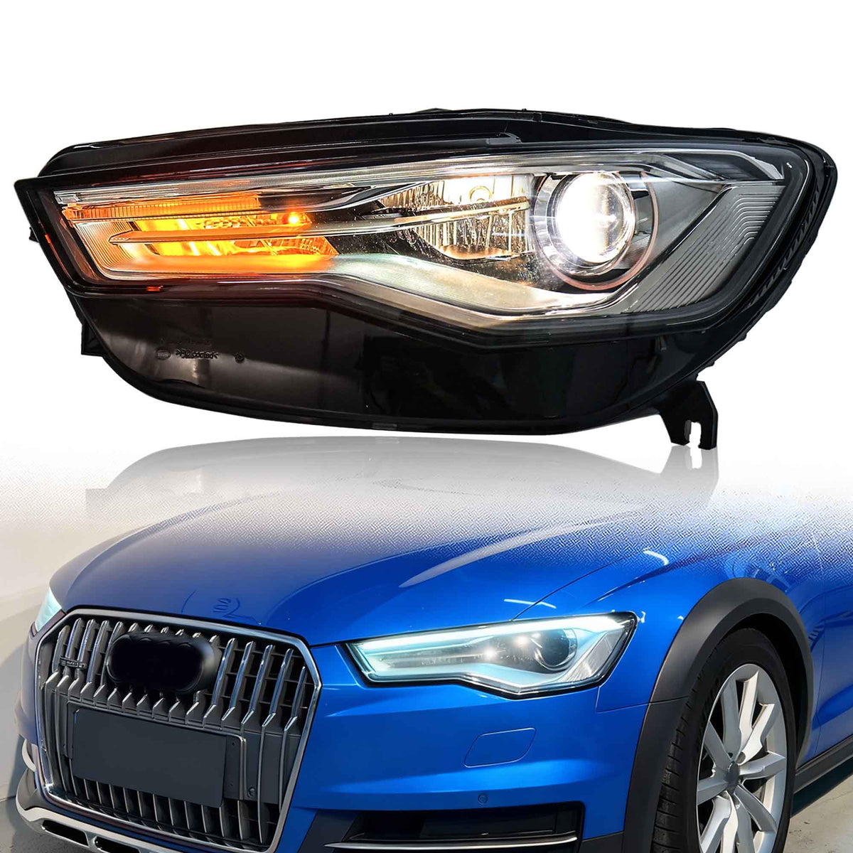 Xenon Scheinwerfer Links Fahrerseite + Leuchtmittel für Audi A6 4G C7 2015-2018