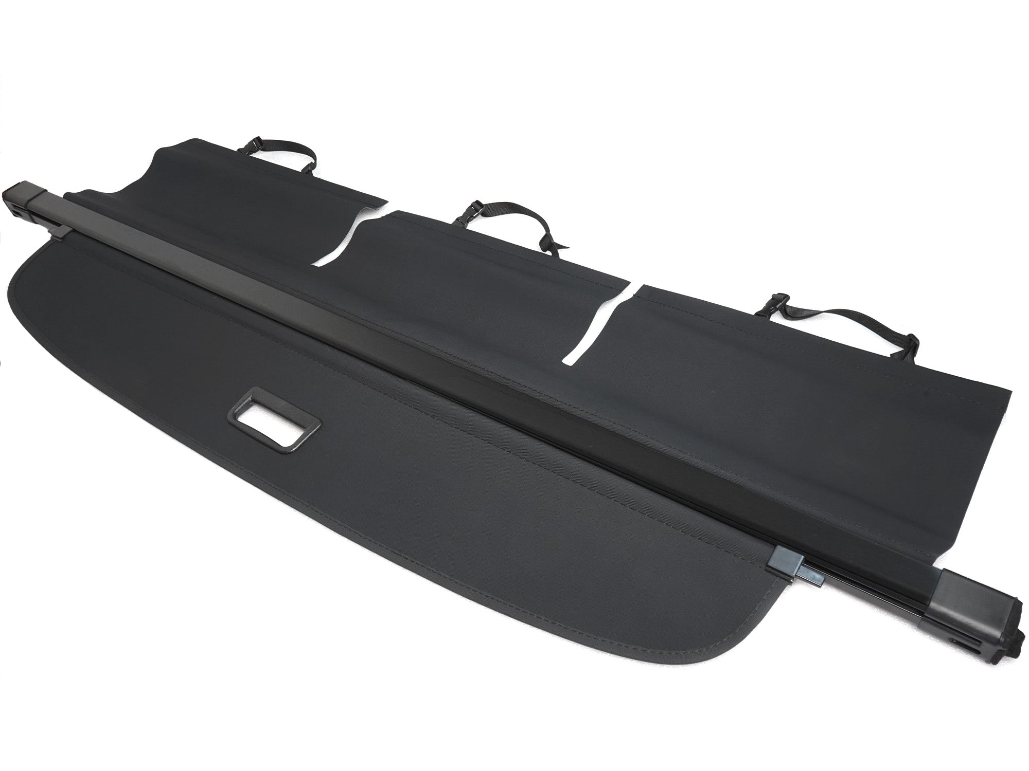 Für Ford S-MAX 2006-2014 Schwarz Laderaumabdeckung Abdeckrollo Kofferraum Rollo