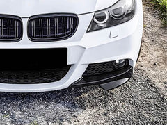 Front Spoiler Splitter Ecken Ansätze Schwarz für 3er E92 E93 Coupe Cabrio M-Paket 2006-2010