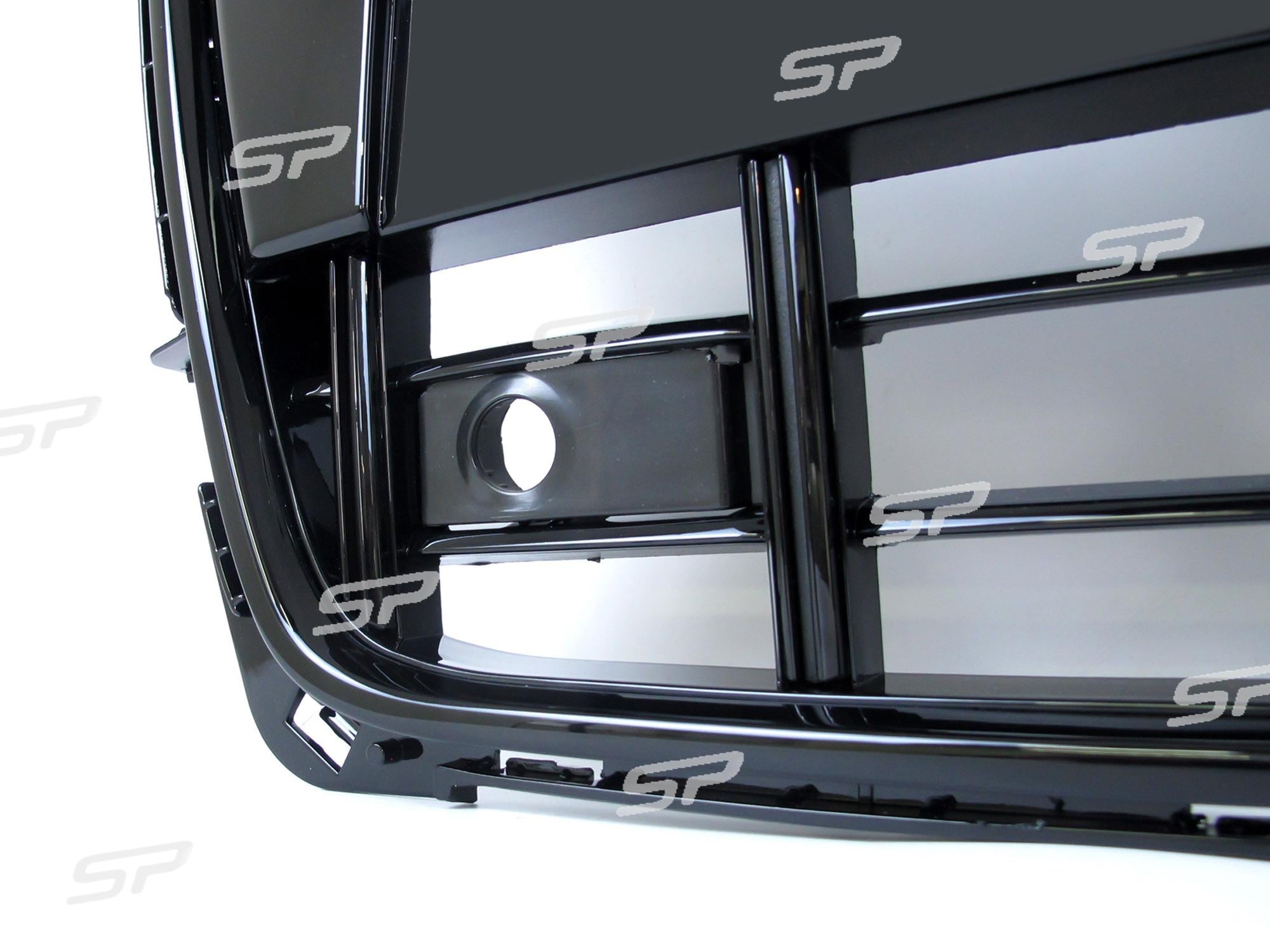 Frontgrill Kühlergrill Schwarz Glanz für Audi A4 S4 B8 Avant Limo S4 2008-2011 fg224