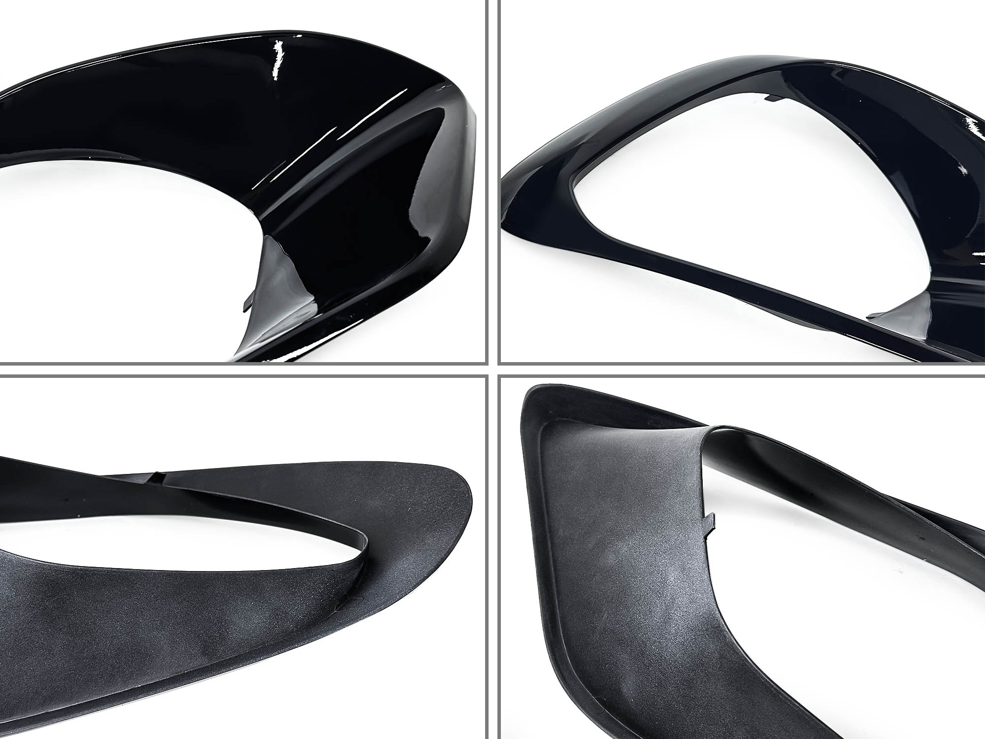 Vorne Stoßstange Rahmen Lüftungsgitter Schwarz für Mercedes C118 CLA45 AMG 2020+