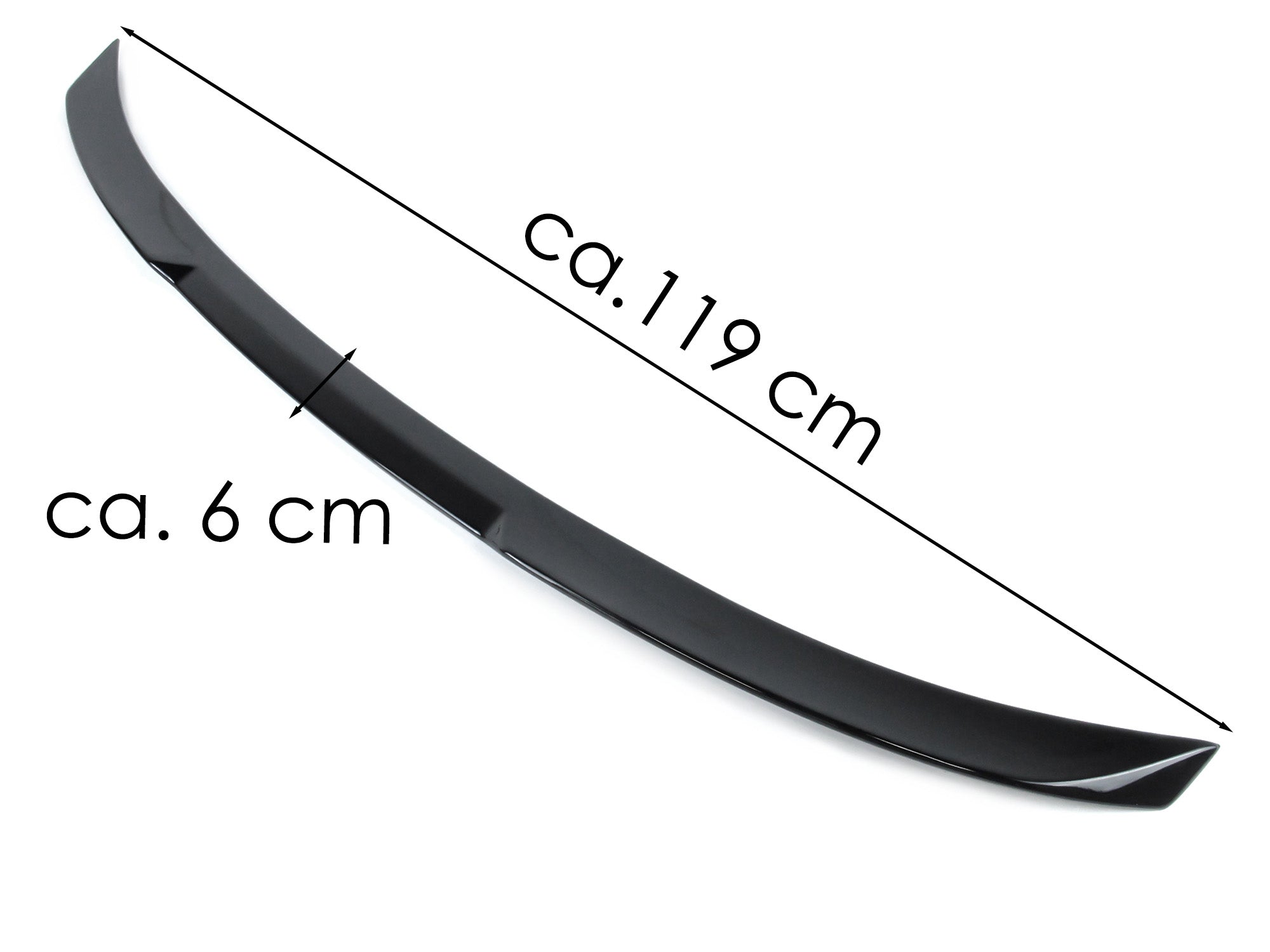 Schwarz Spoiler Heckspoiler Lippe Heckflügel Passend für 3er G20 Limo 2019-2022  sp131