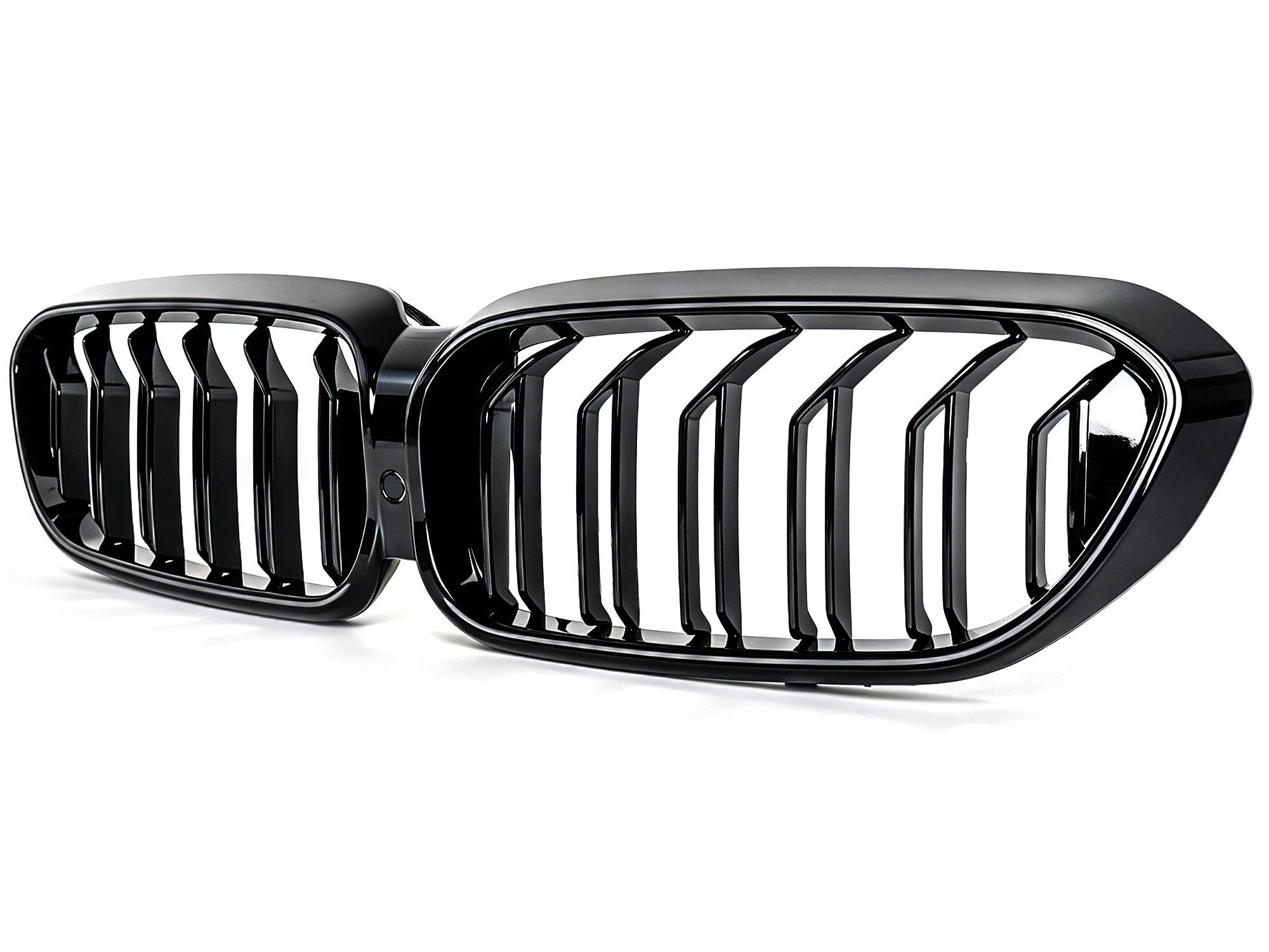 LED Kühlergrill Grill Frontgrill Schwarz für BMW 5er G30 G31 2017-2020 vor LCI