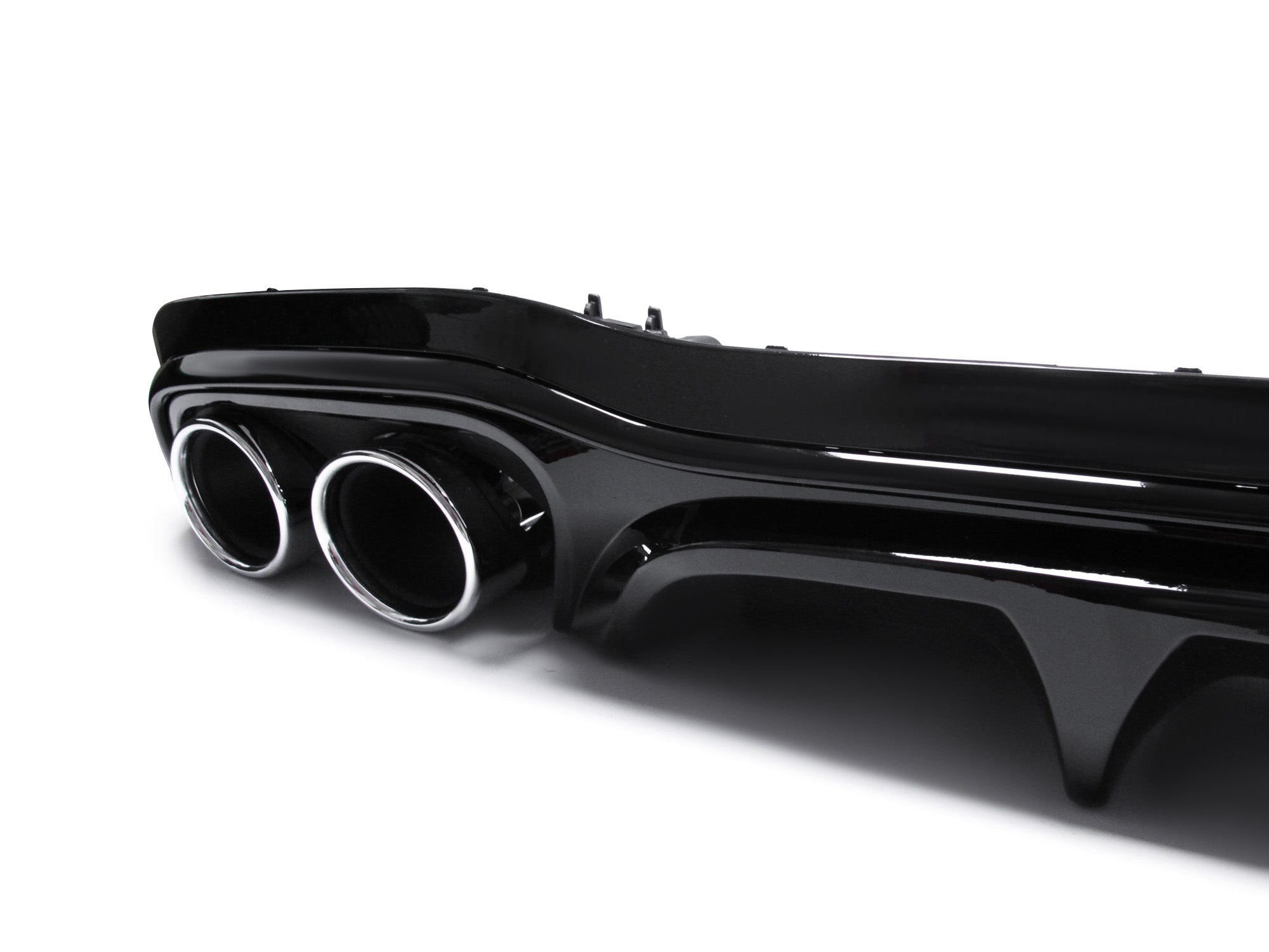 NUR FÜR BENZIN Diffusor Heckdiffusor + Auspuff Chrom für Mercedes E-Klasse W213 AMG Line MODF ab 07.2020 di125