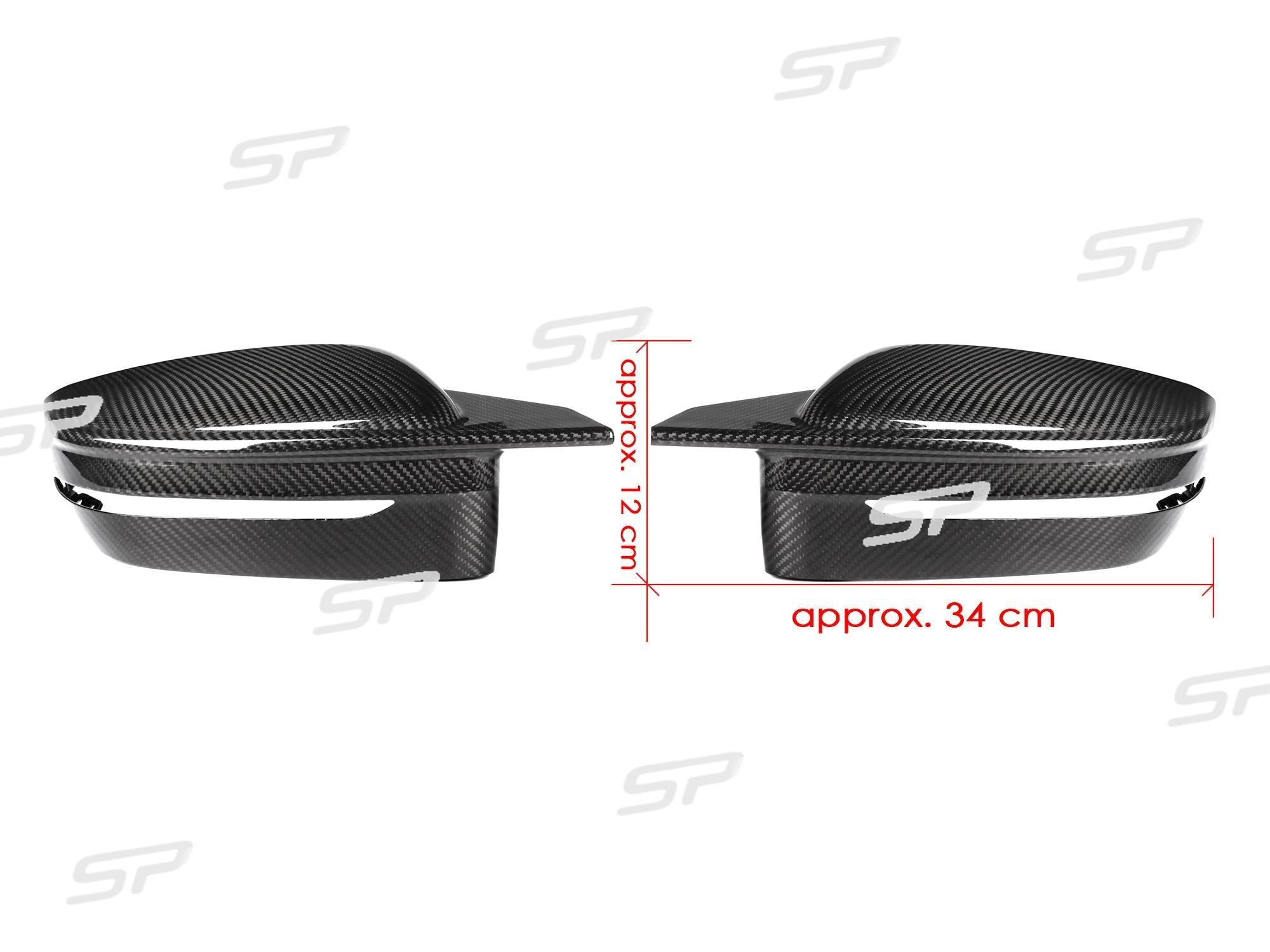 Spiegelkappen Außenspiegelkappen 100% Echt Carbon Fiber Passend für G42 G20 G21 G22 G23 G26 G28 mc153