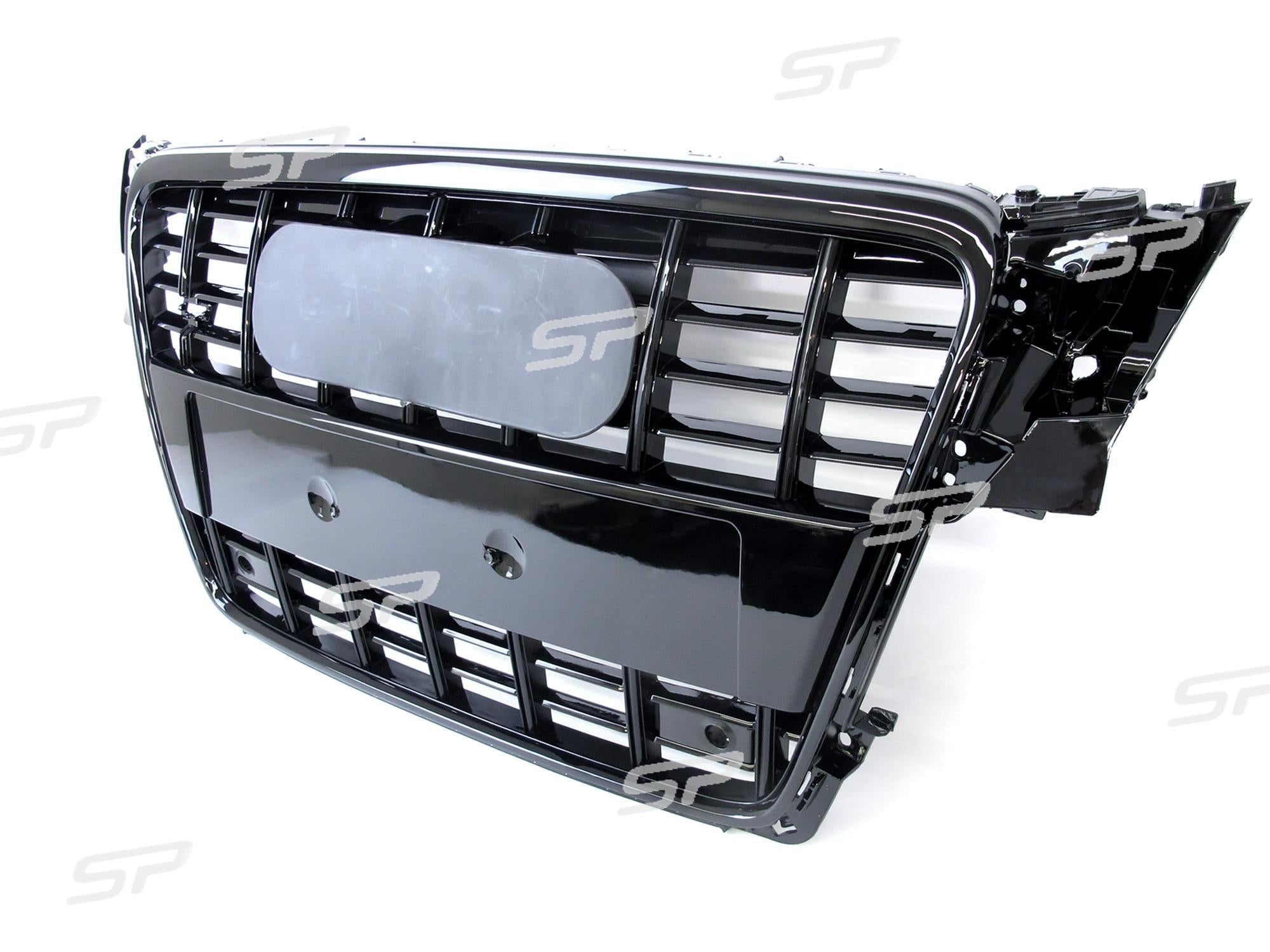 Frontgrill Kühlergrill Schwarz Glanz für Audi A4 S4 B8 Avant Limo S4 2008-2011 fg224