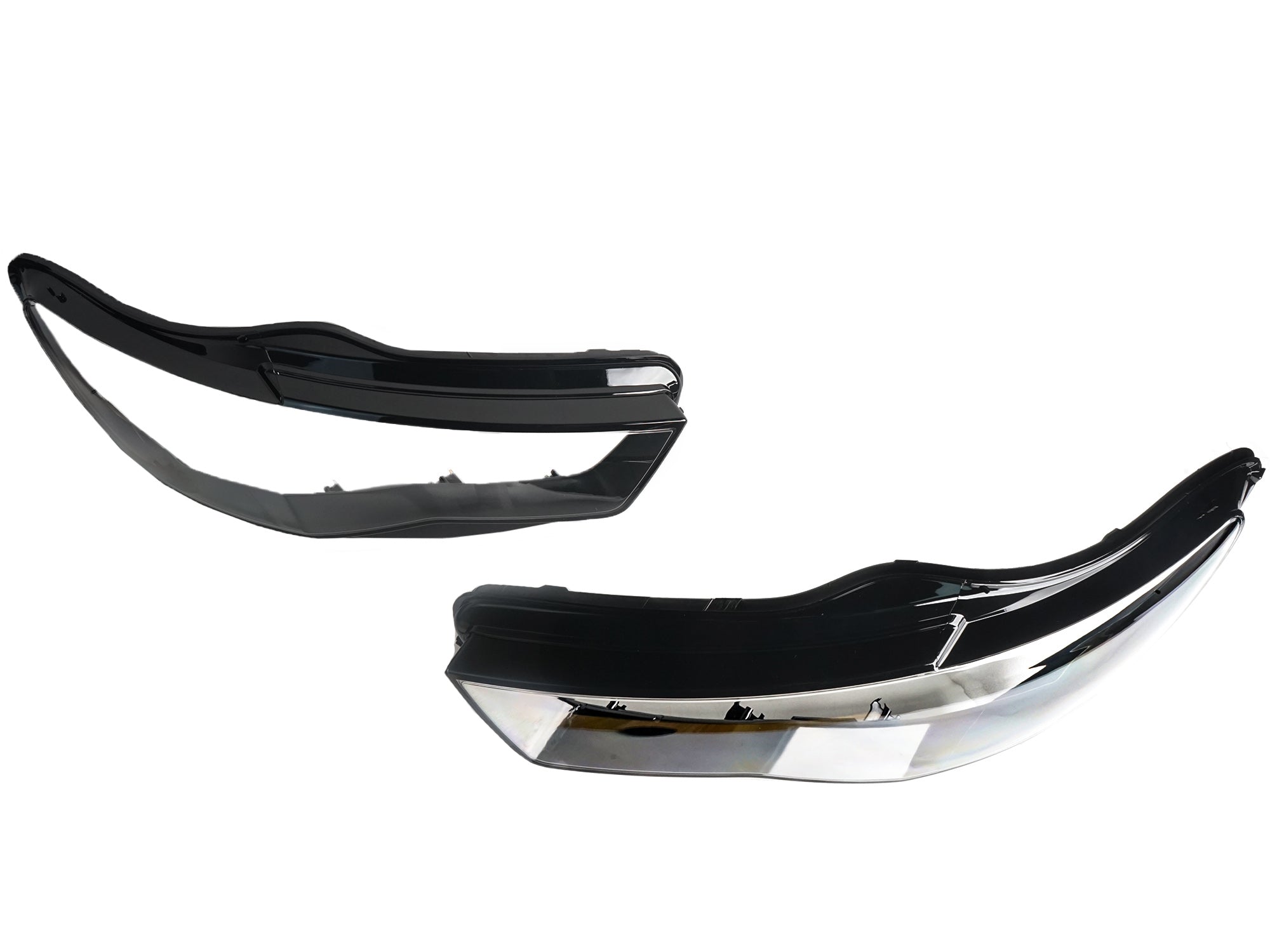 Scheinwerfer-Abdeckungen Glas Streuscheibe Paar für AUDI A6 C7 2016-2018