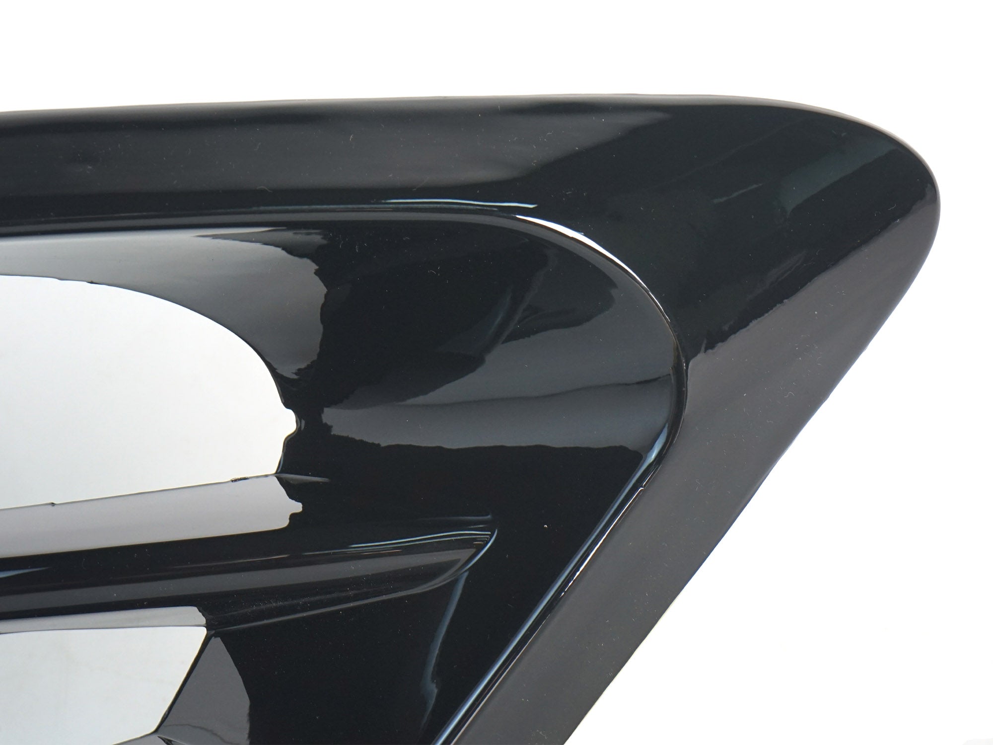 Schwarz Lüftungsgitter Flossen Canards Gitter für Mercedes E Klasse W213 S213 C238 A238 AMG-Line 2020+