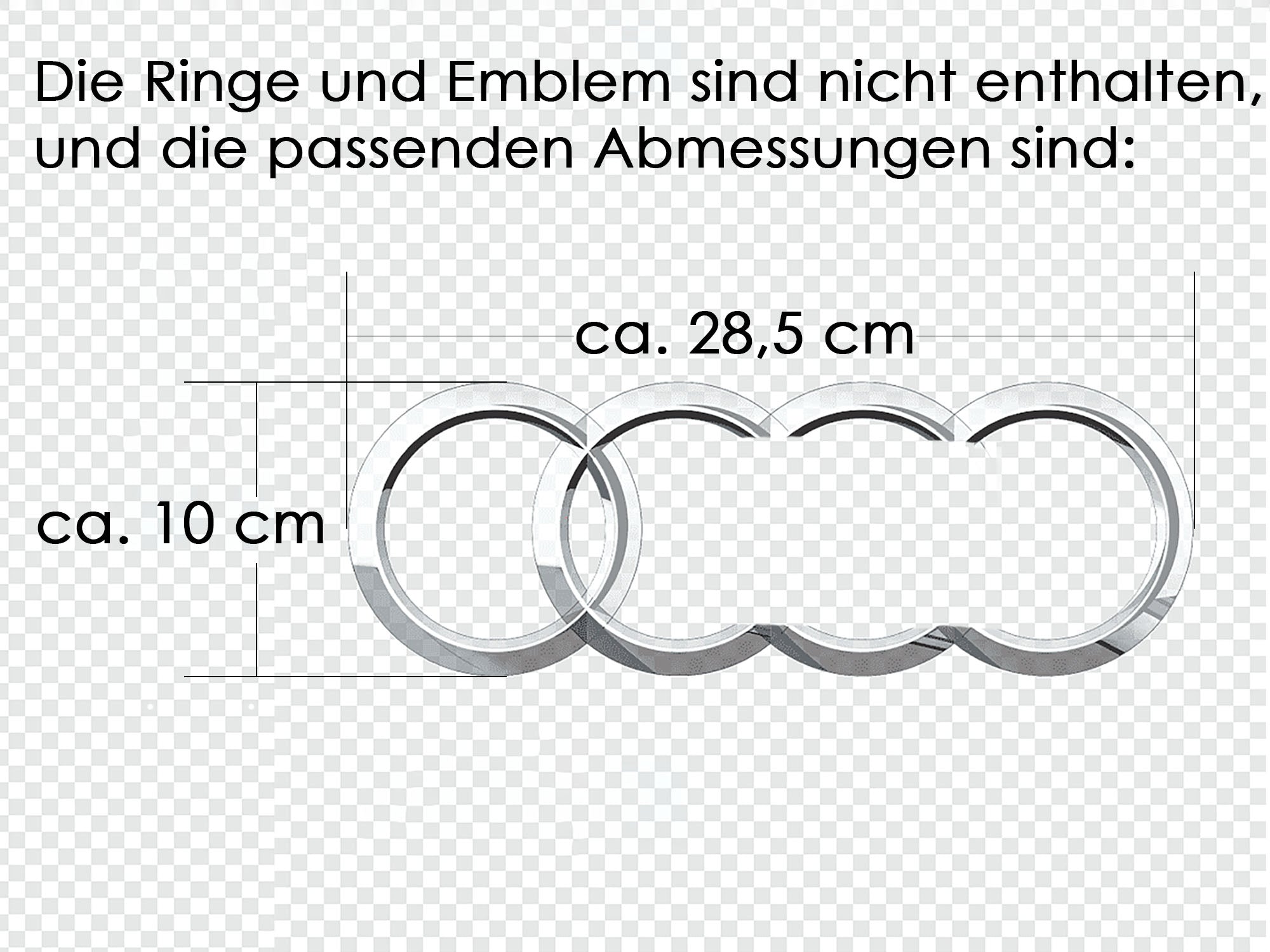 Wabengrill Kühlergrill Grill Schwarz für Audi A6 S6 C7 4G Limo Avant S Line MOPF 2015-2018