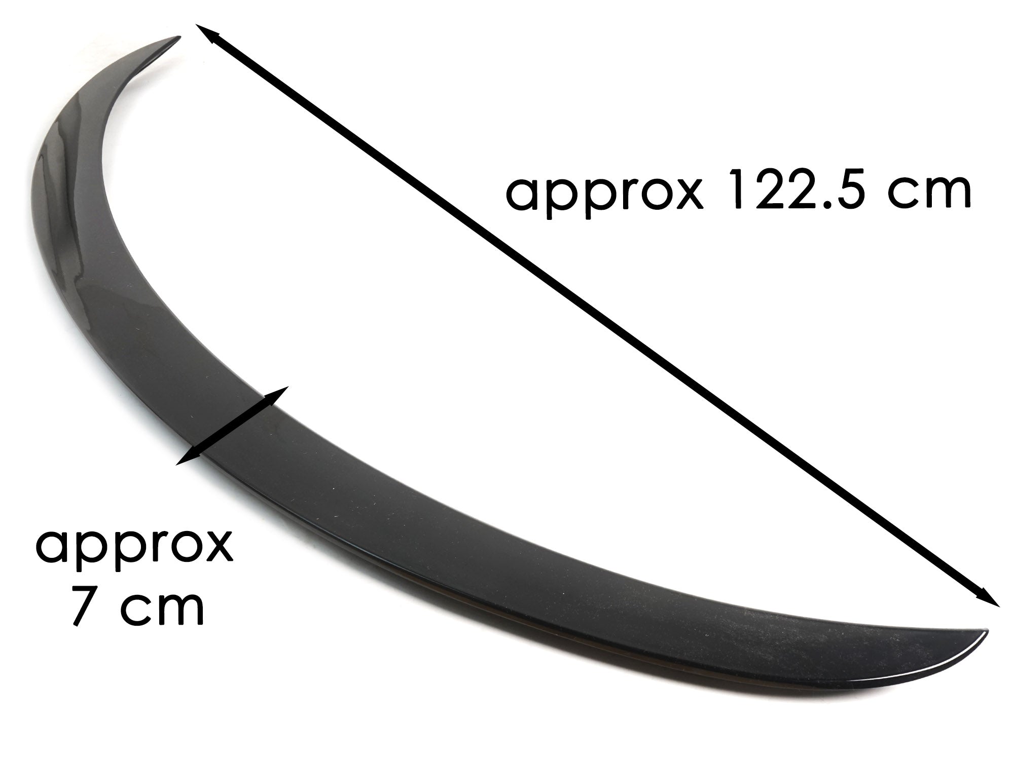 Heckspoiler Hecklippe Schwarz Spoiler für Mercedes Benz CLA C117 W117 CLA 45 AMG