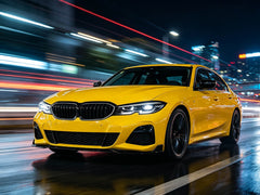 Schwarz LED Kühlergrill Nieren Grill Frontgrill für BMW 3er G20 G21 2023+
