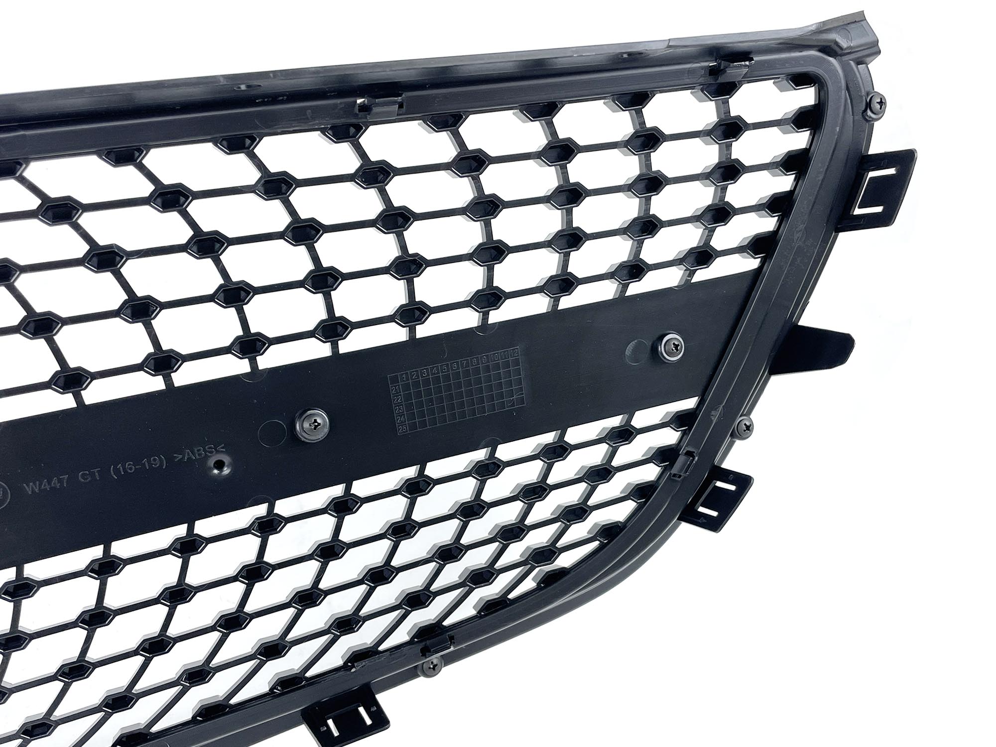 Diamant Kühlergrill Front Grill Schwarz für Mercedes Benz V-Klasse W447 V250 V260 14-19