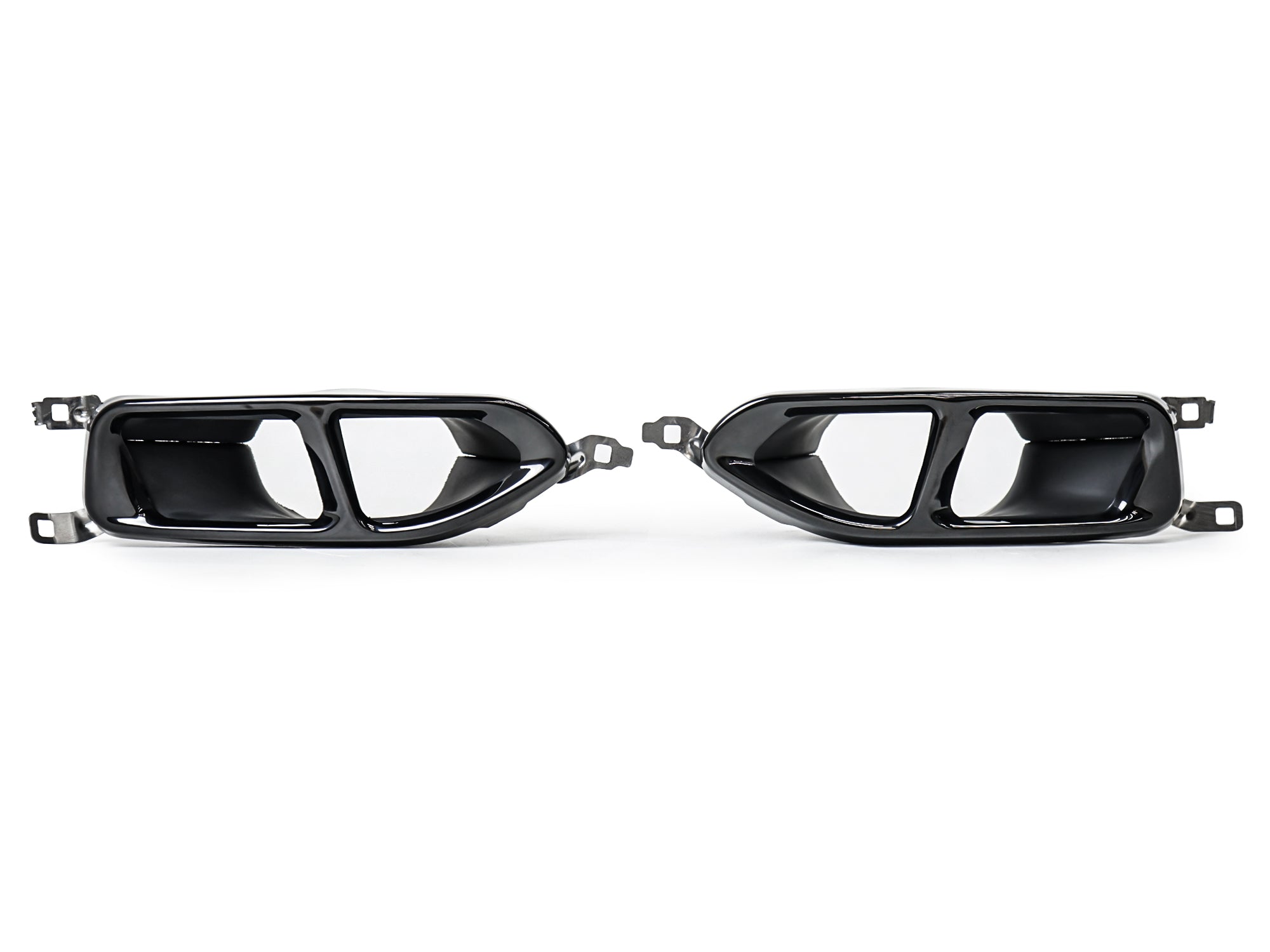 Schwarz Glanz Auspuffblenden Endrohre Auspuff für BMW 7er G11 G12 16-19 et339