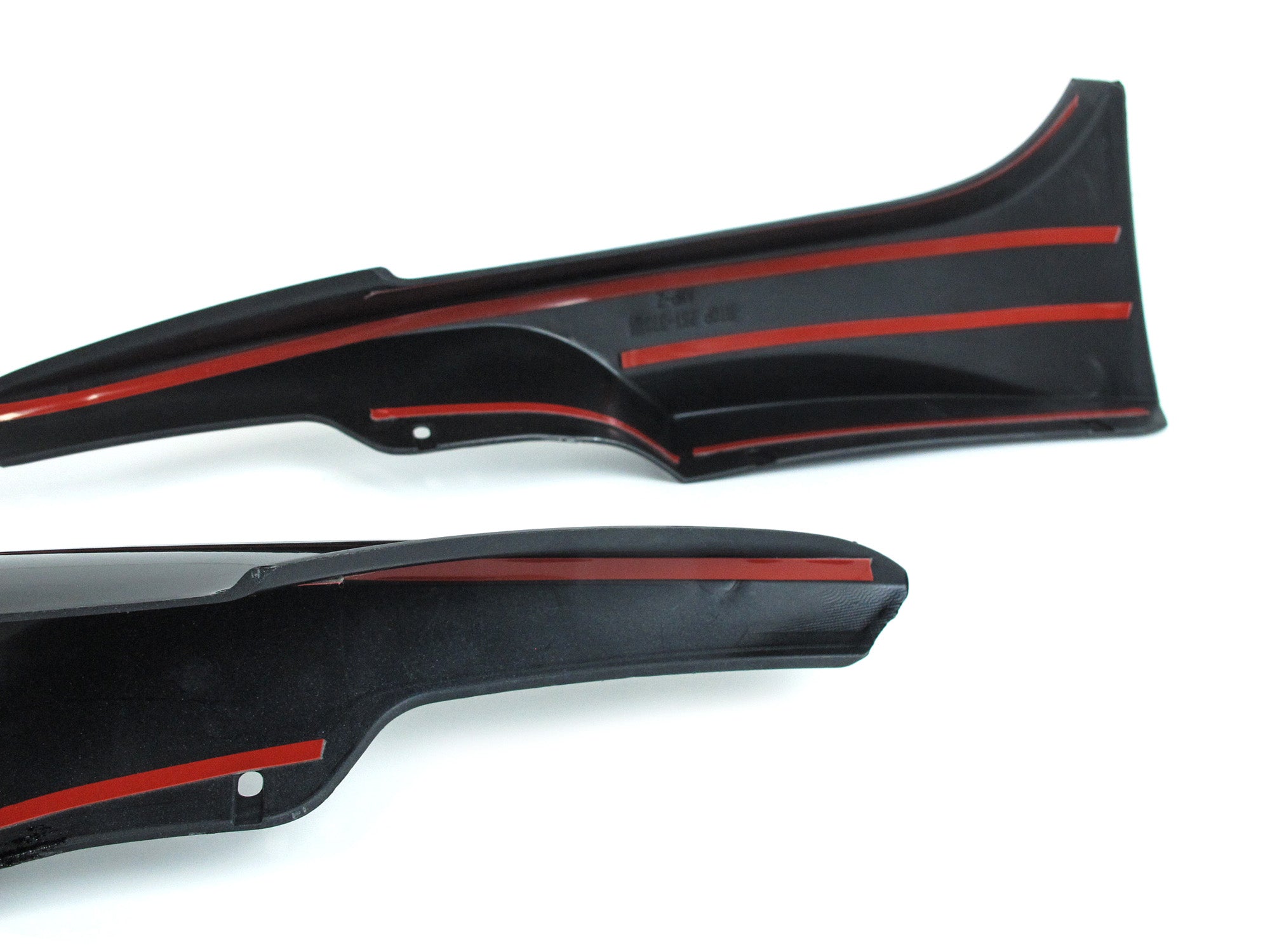 Front Spoiler Splitter Ecken Ansätze Schwarz für 3er E92 E93 Coupe Cabrio M-Paket 2006-2010