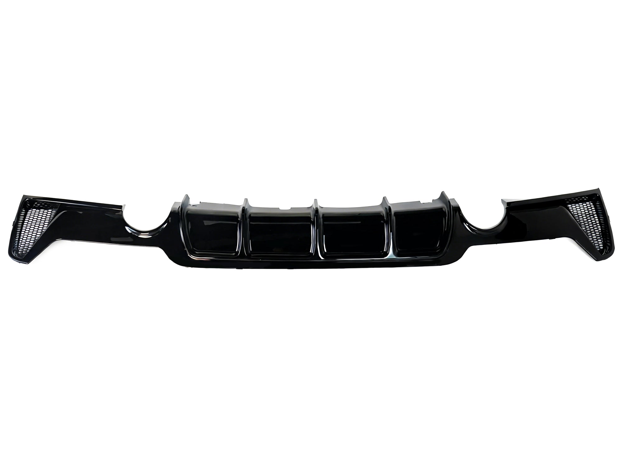 Diffusor Heckdiffusor Schwarz Glanz für BMW 4er F32 F33 F36 M Paket 13-20 OHNE ABE