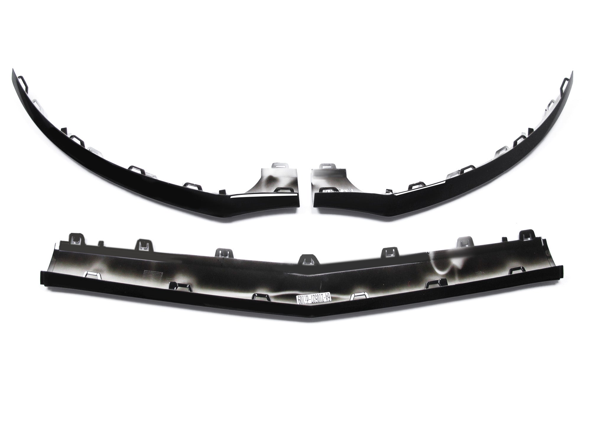 Schwarz Front Stoßstange Frontspoiler Frontlippe für Mercedes Benz CLS W218 2014-2018 di109
