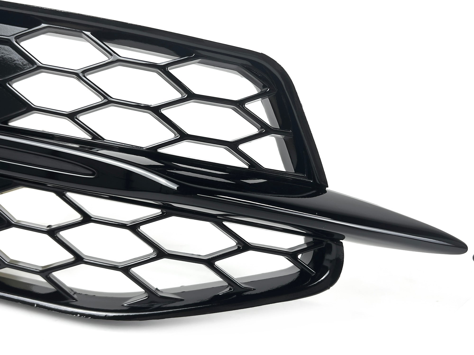 Lüftungsgitter Blenden Grill Gitter Schwarz für Audi A6 C7 S Line 2011-2014
